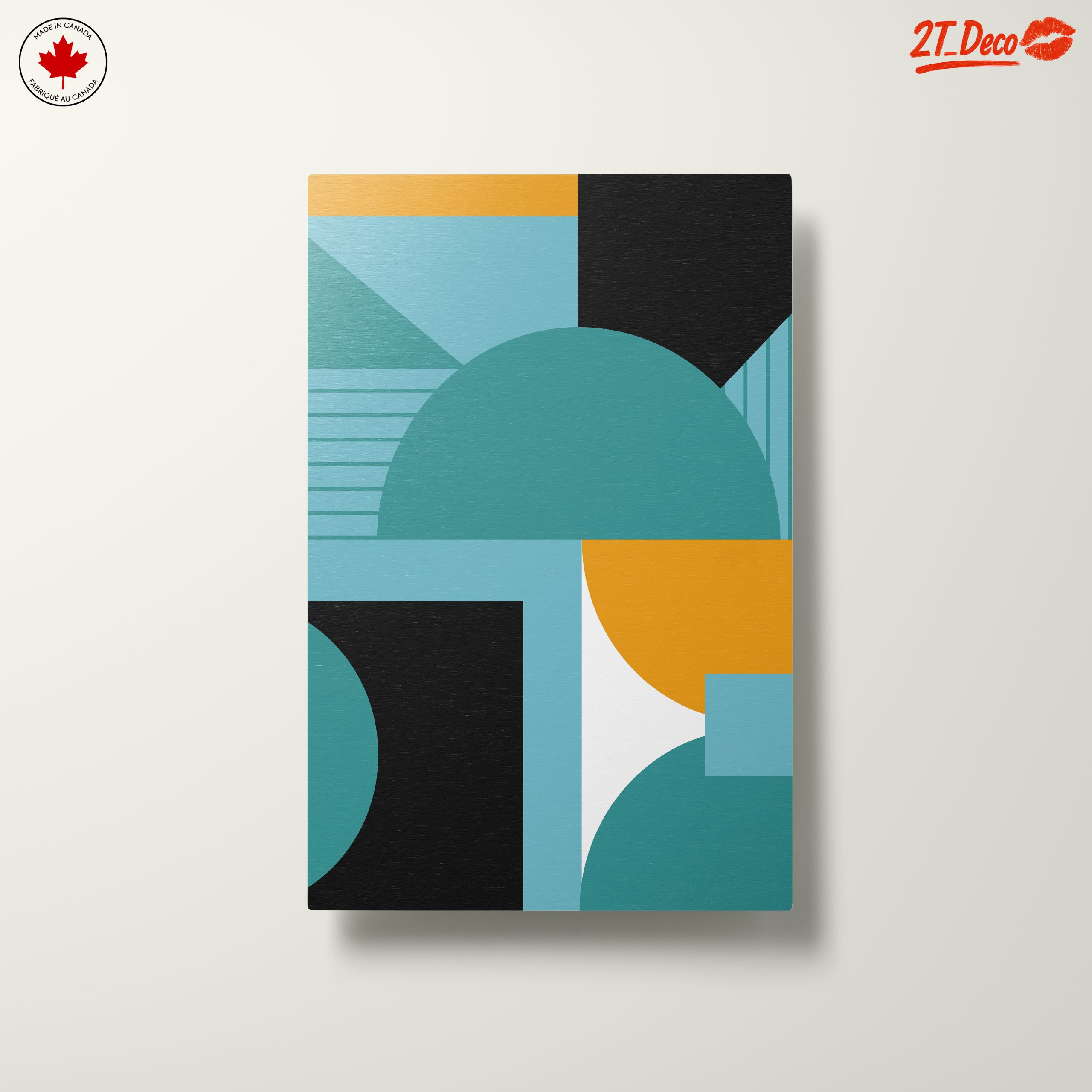 Geometric Abstract Composition in Modern Colors - Image 10