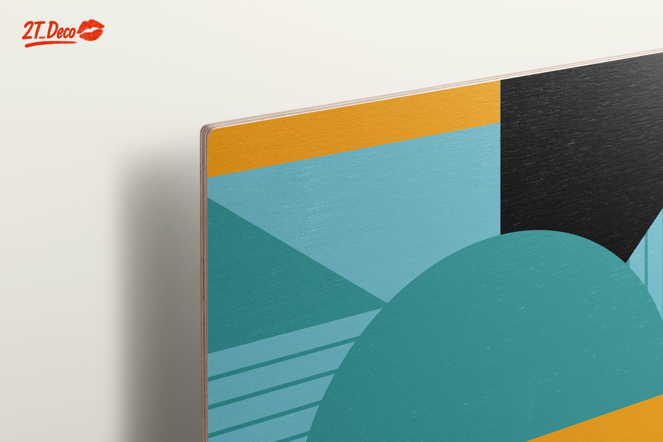 Geometric Abstract Composition in Modern Colors - Image 15