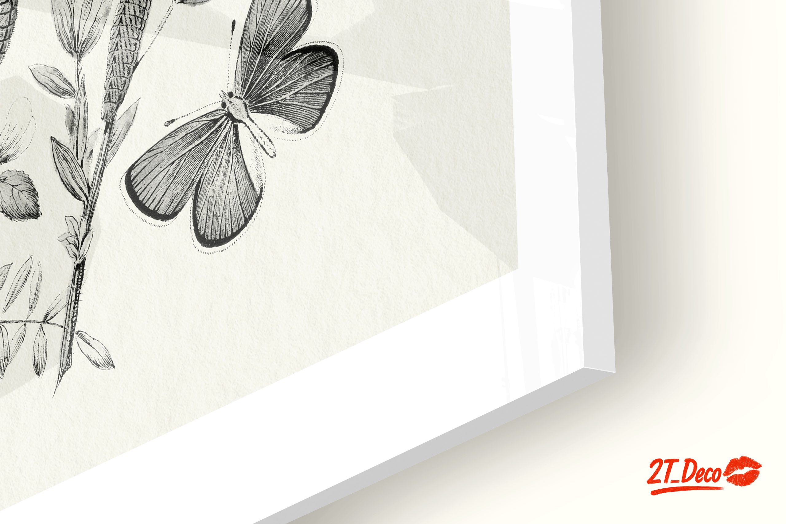 Enchanting Botanical Art Featuring Butterflies - Image 9
