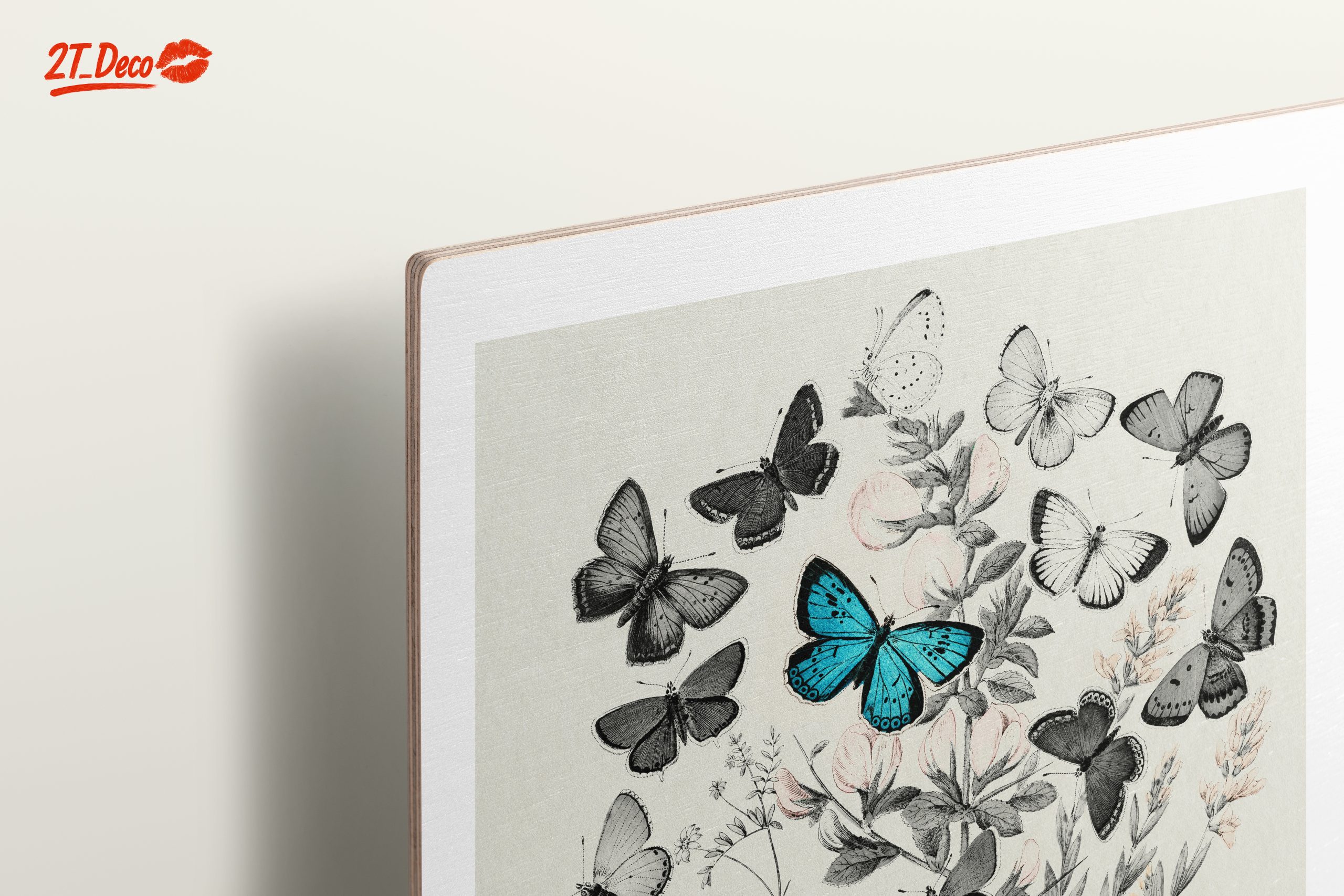 Enchanting Botanical Art Featuring Butterflies - Image 15