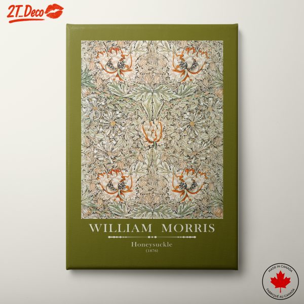 William Morris Honeysuckle Floral Art 2