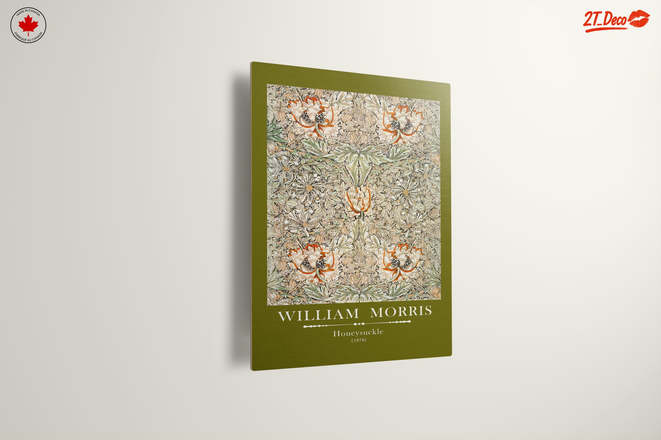 William Morris Honeysuckle Floral Art 2 - Image 13