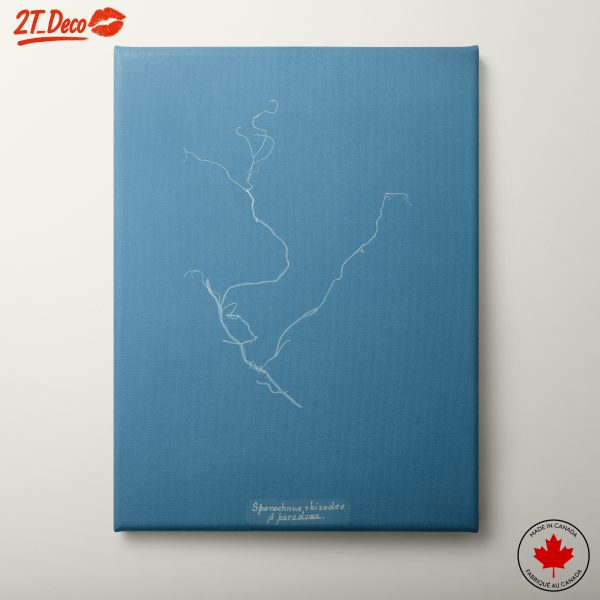 Minimalist Abstract Artwork in Blue