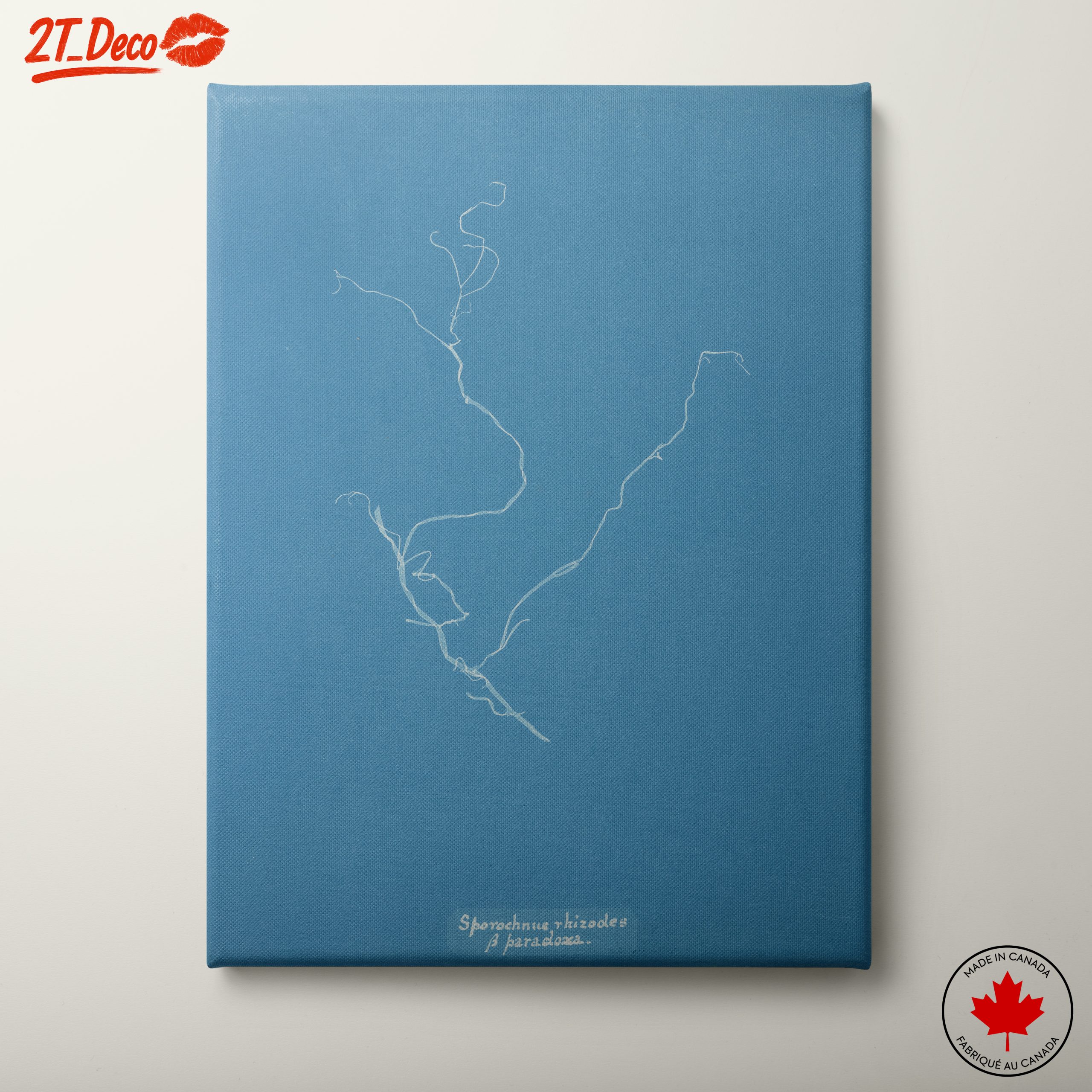 Minimalist Abstract Artwork in Blue