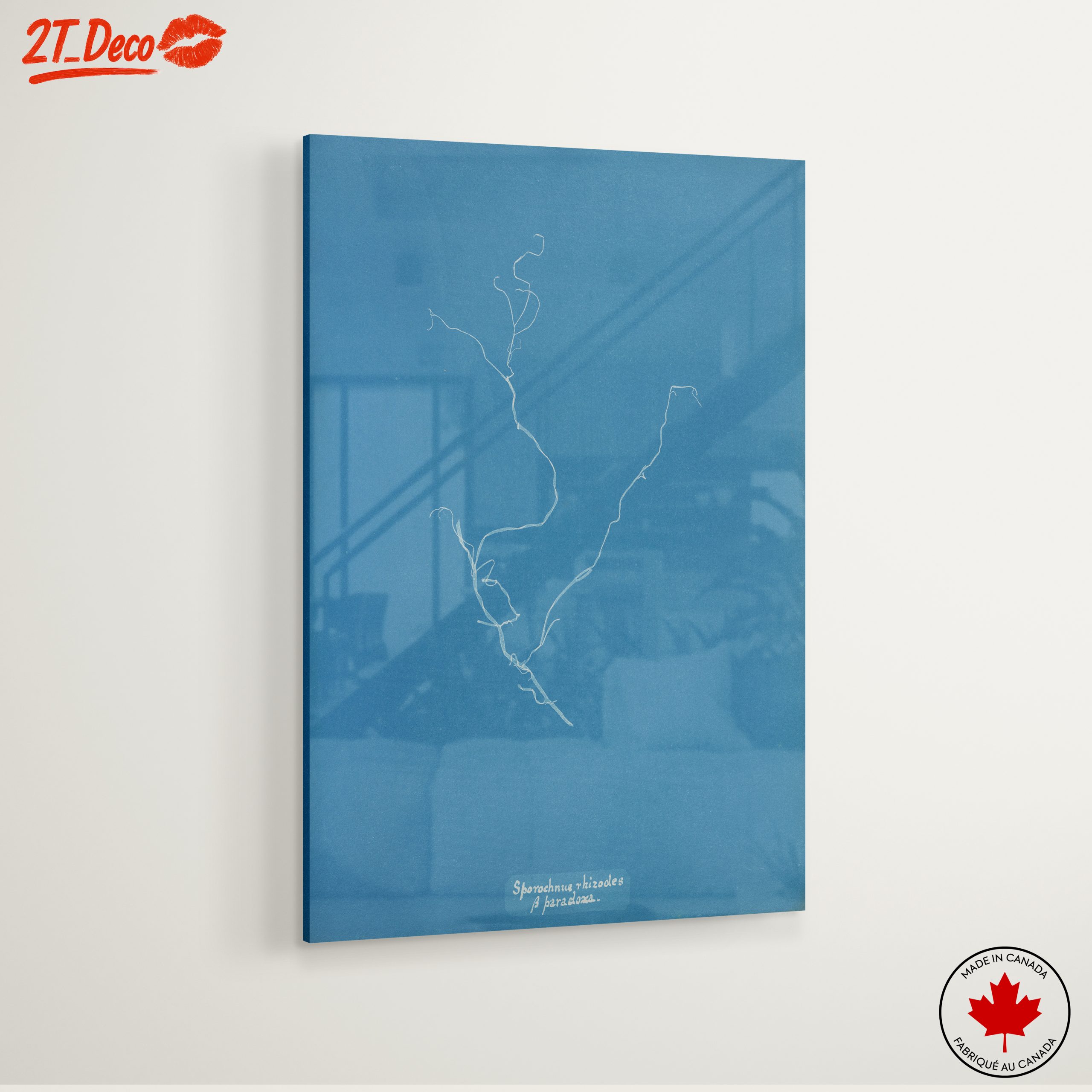 Minimalist Abstract Artwork in Blue - Image 6