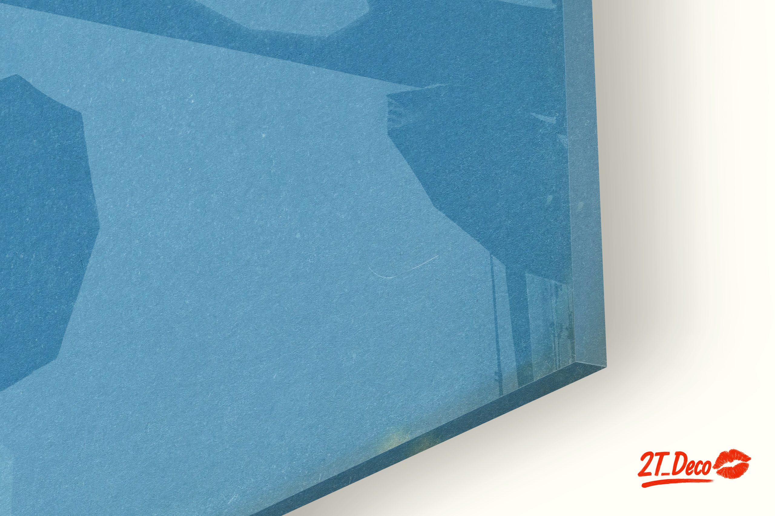Minimalist Abstract Artwork in Blue - Image 9