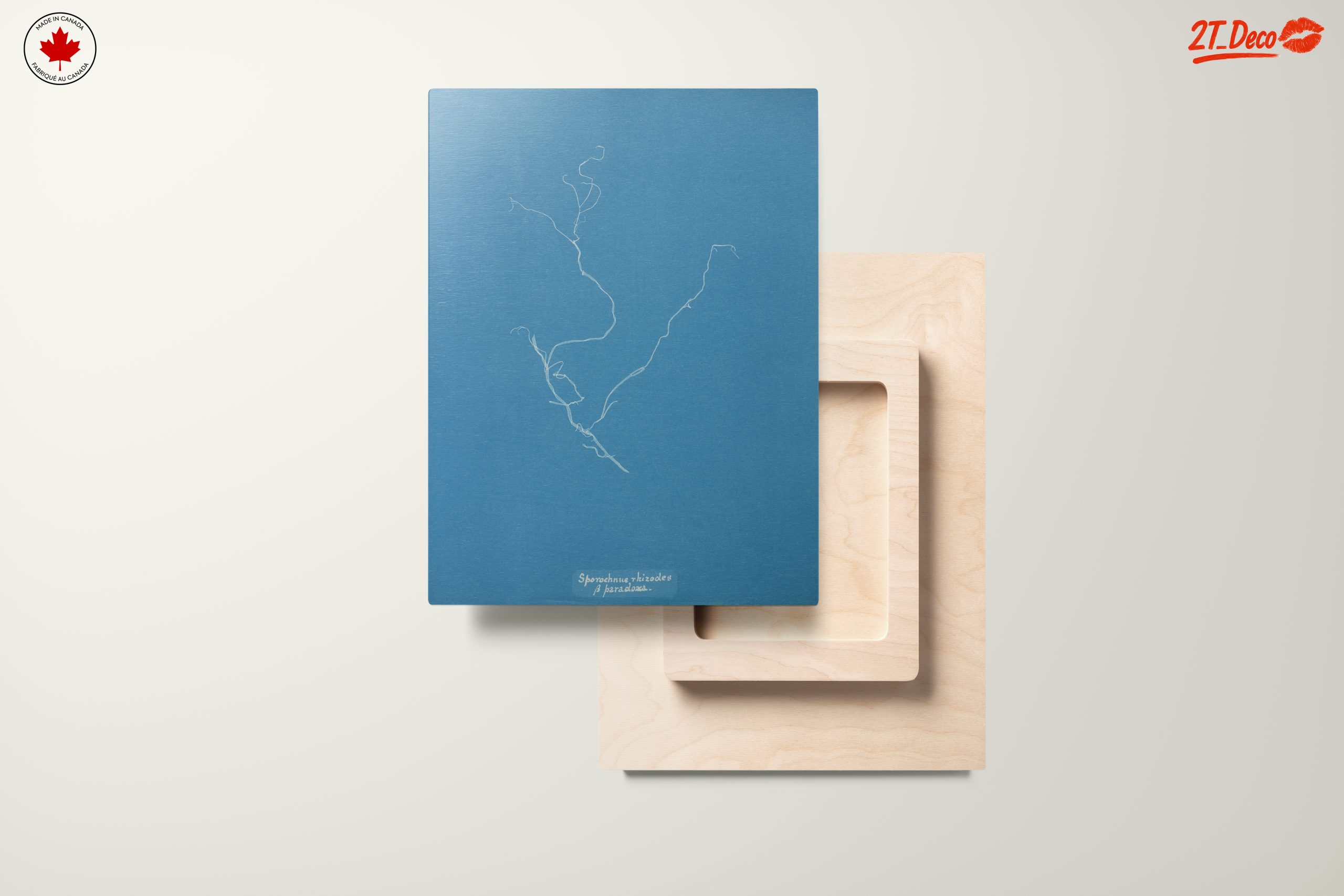 Minimalist Abstract Artwork in Blue - Image 11