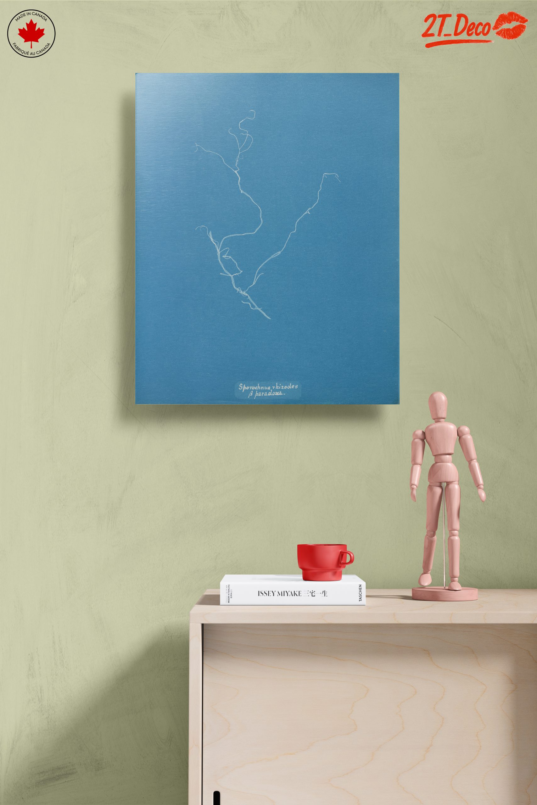 Minimalist Abstract Artwork in Blue - Image 14