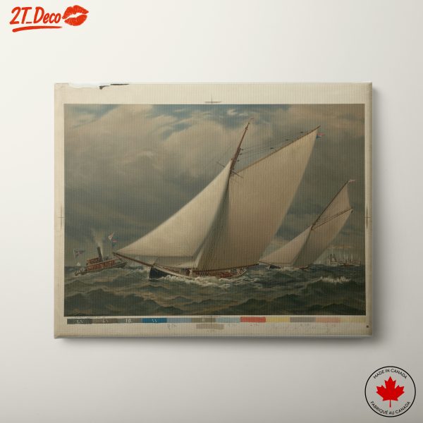 Dynamic Sailing Race Artwork