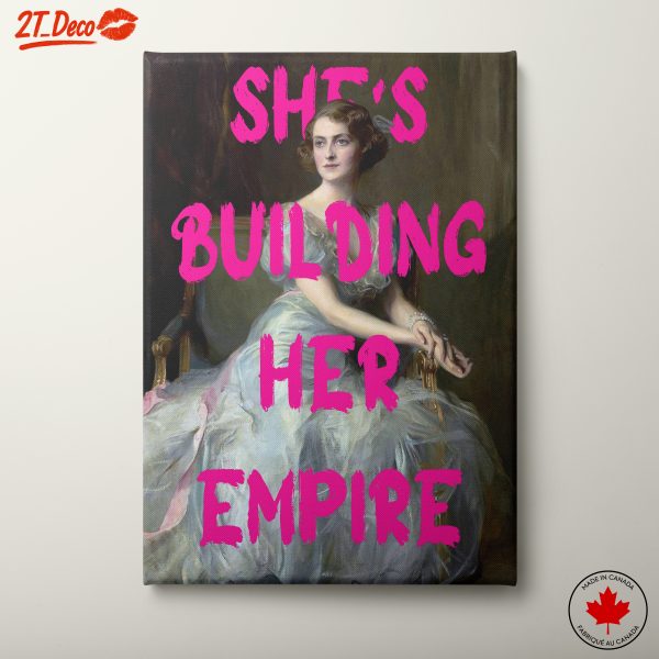 She’s Building Her Empire Portrait Art