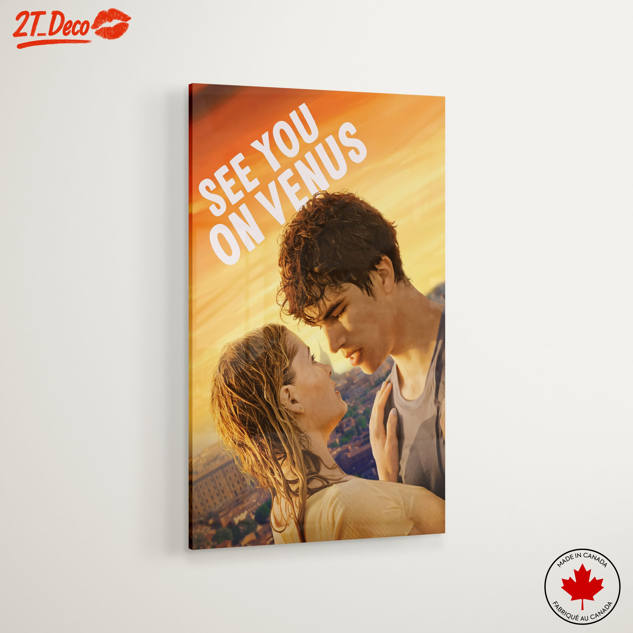 Romantic Sunset Encounter Art - Image 6