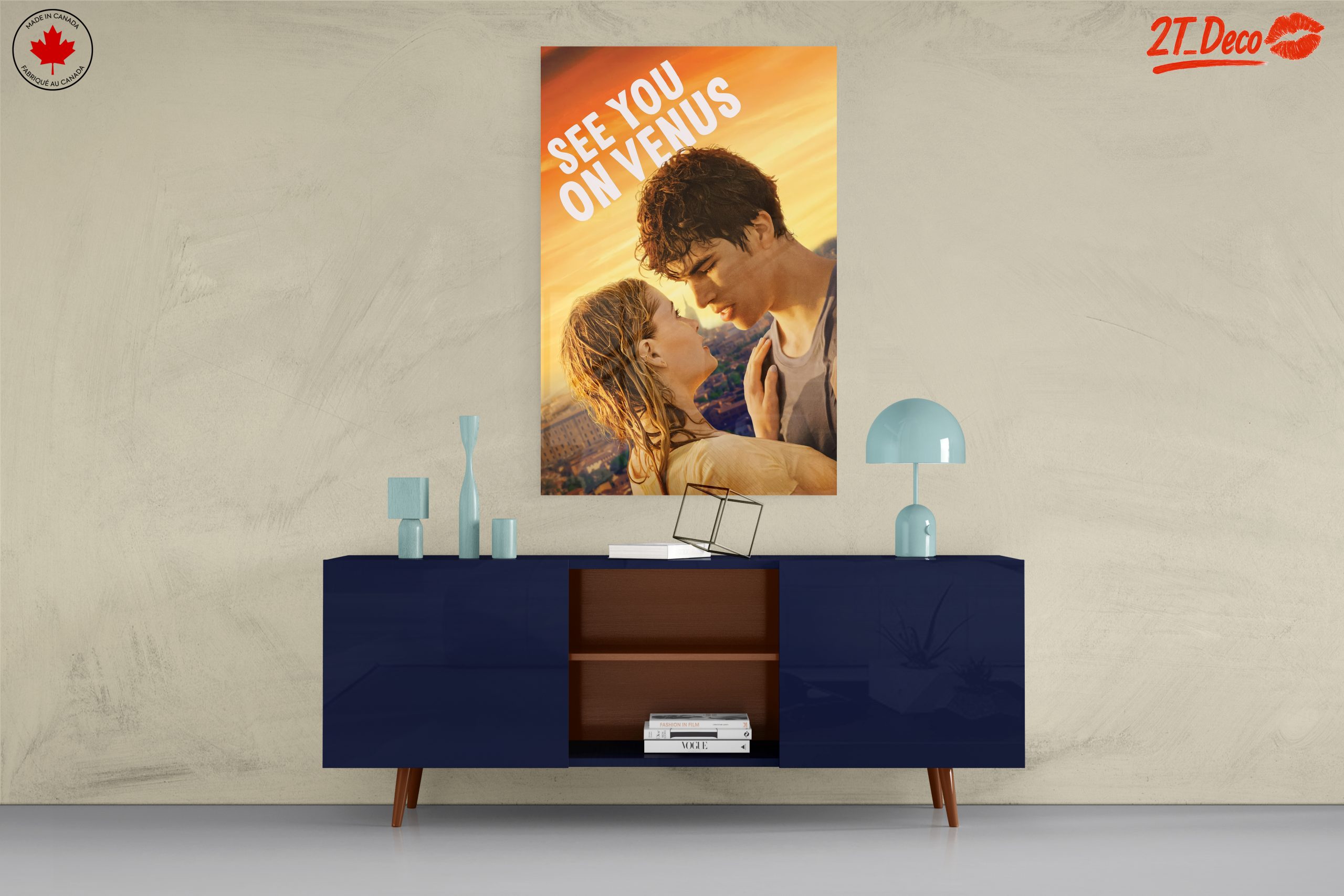 Romantic Sunset Encounter Art - Image 8