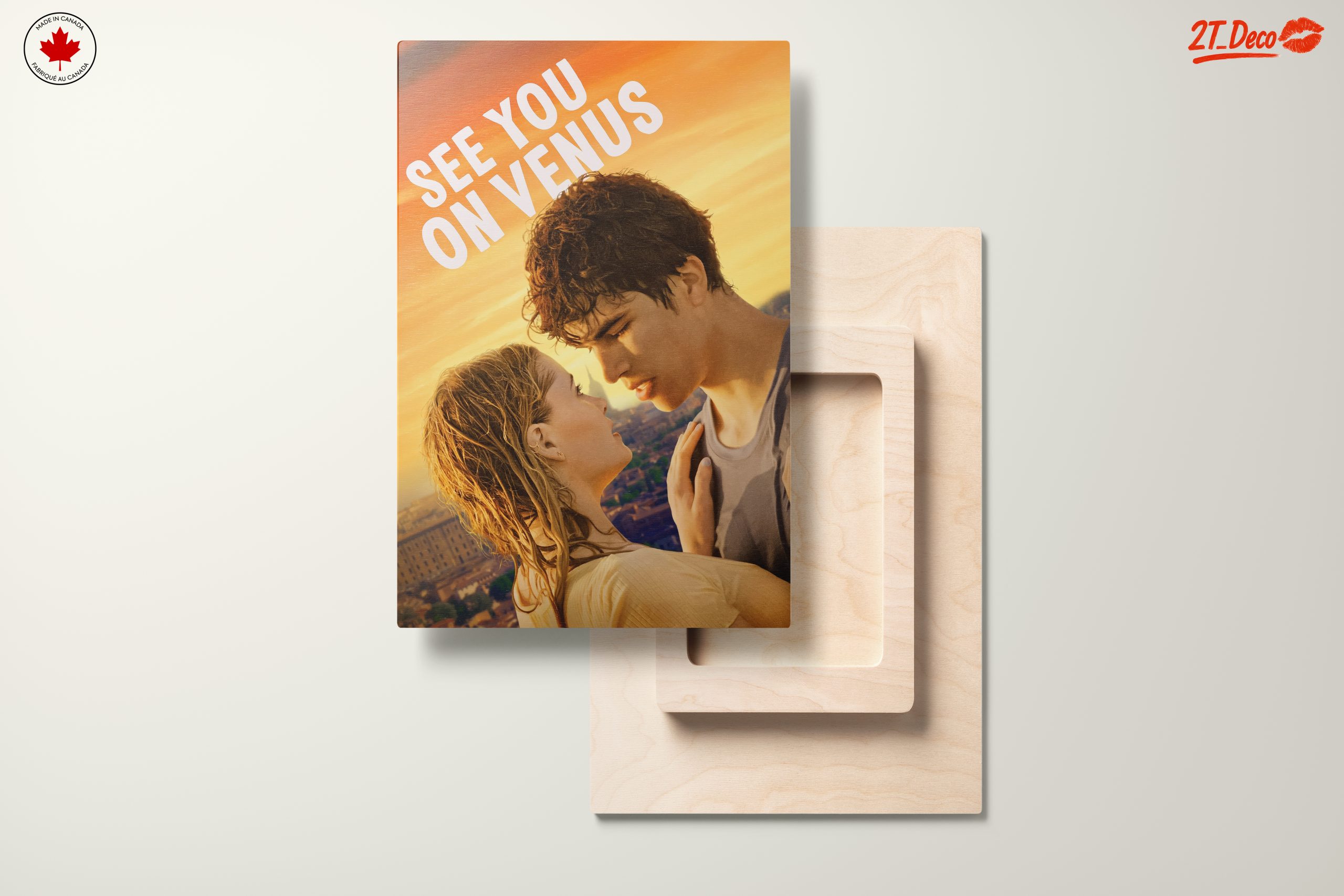 Romantic Sunset Encounter Art - Image 11