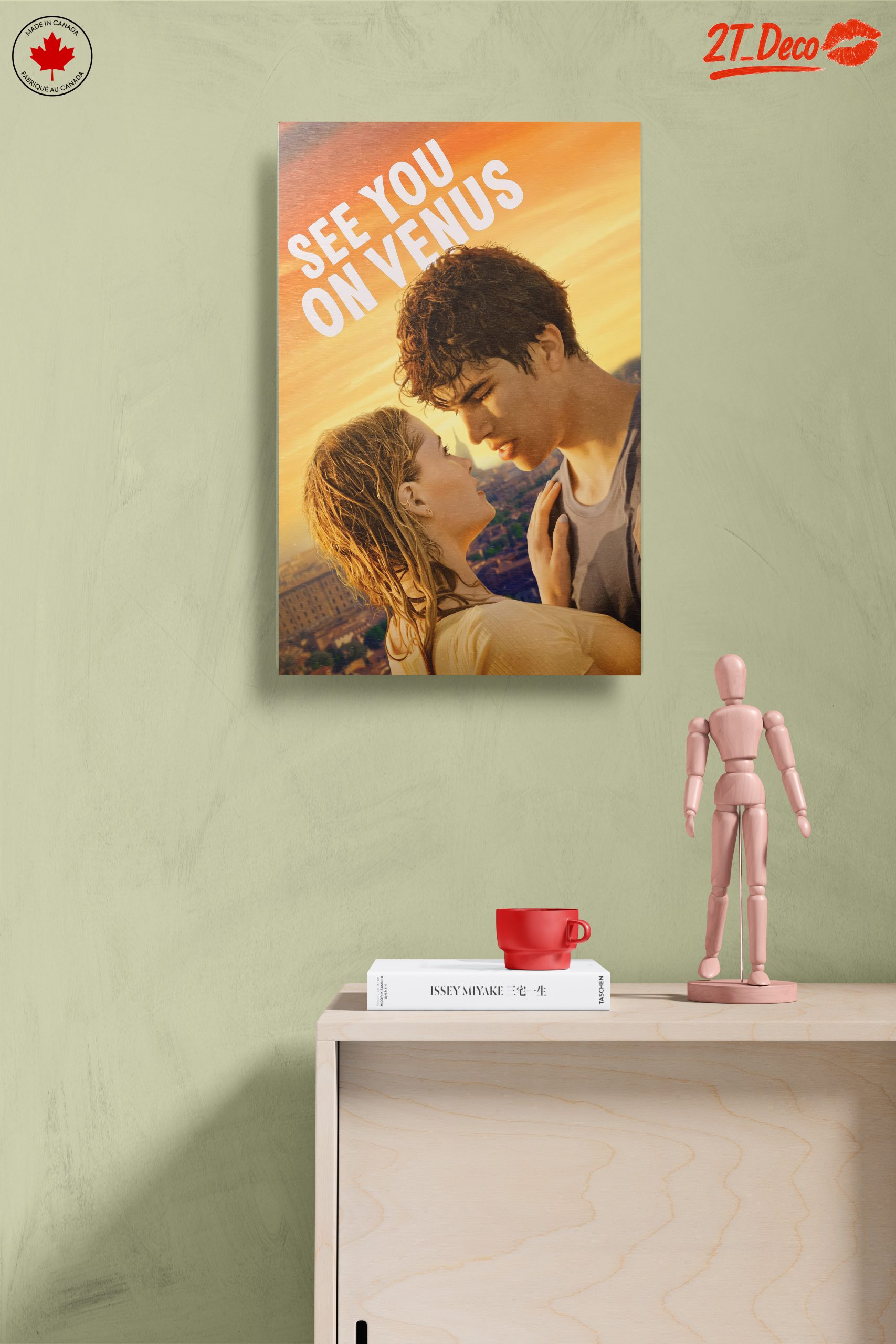 Romantic Sunset Encounter Art - Image 14