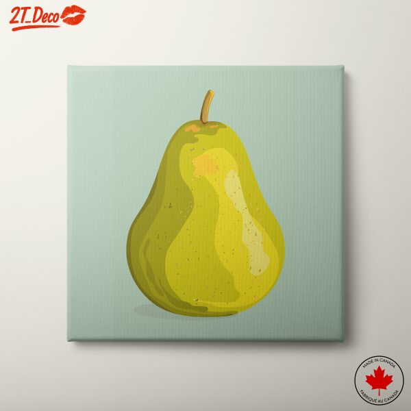 Stylized Abstract Pear Art 2