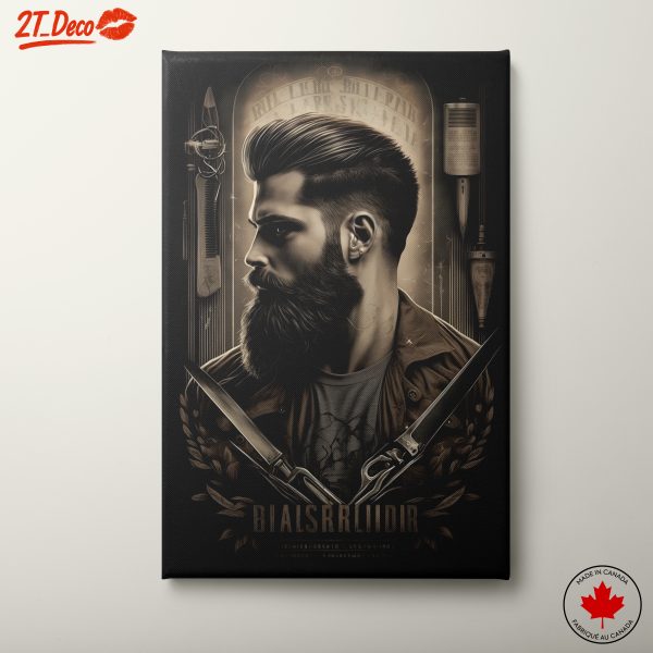 Stylish Bartender Portrait with Tools