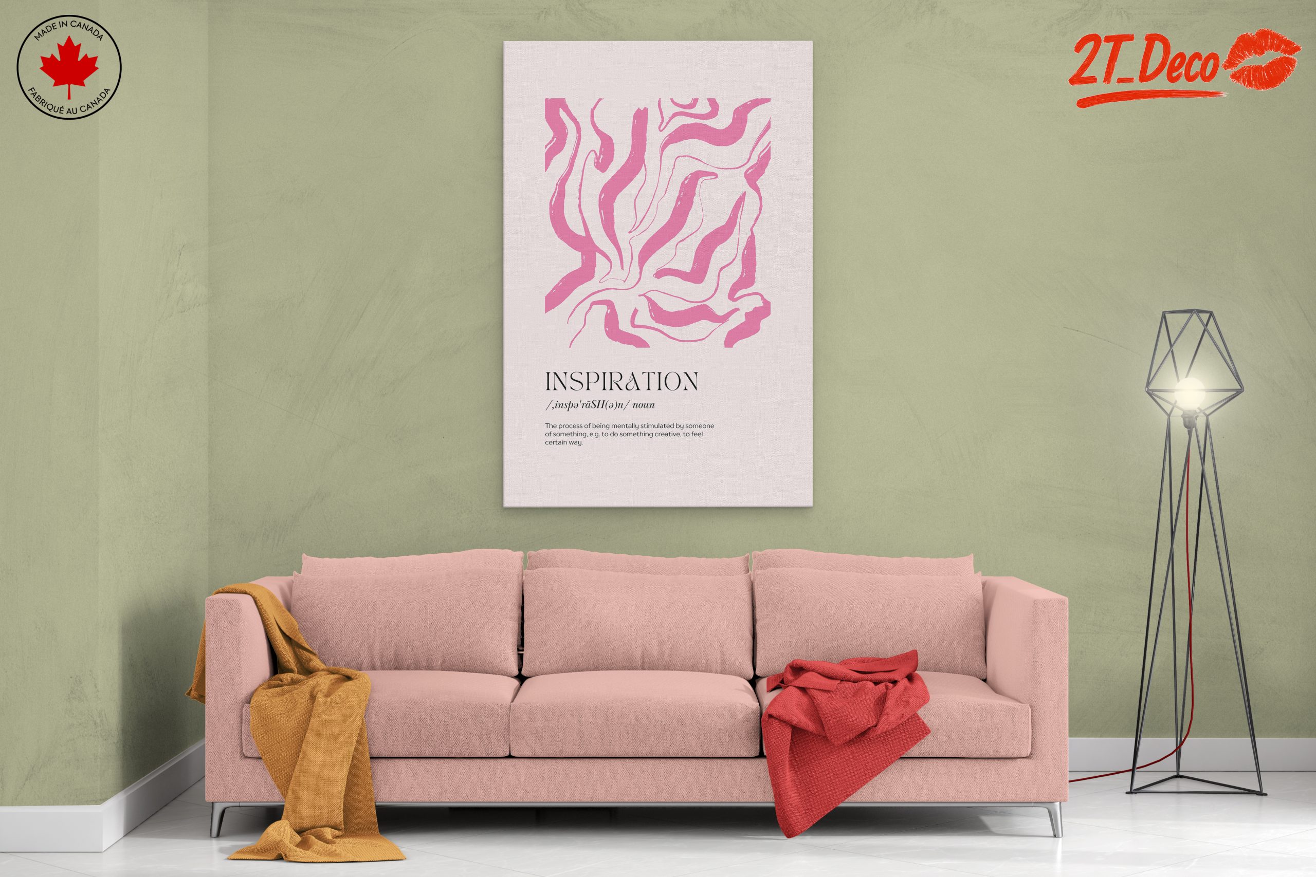 Abstract Inspiration with Pink Waves - Image 2