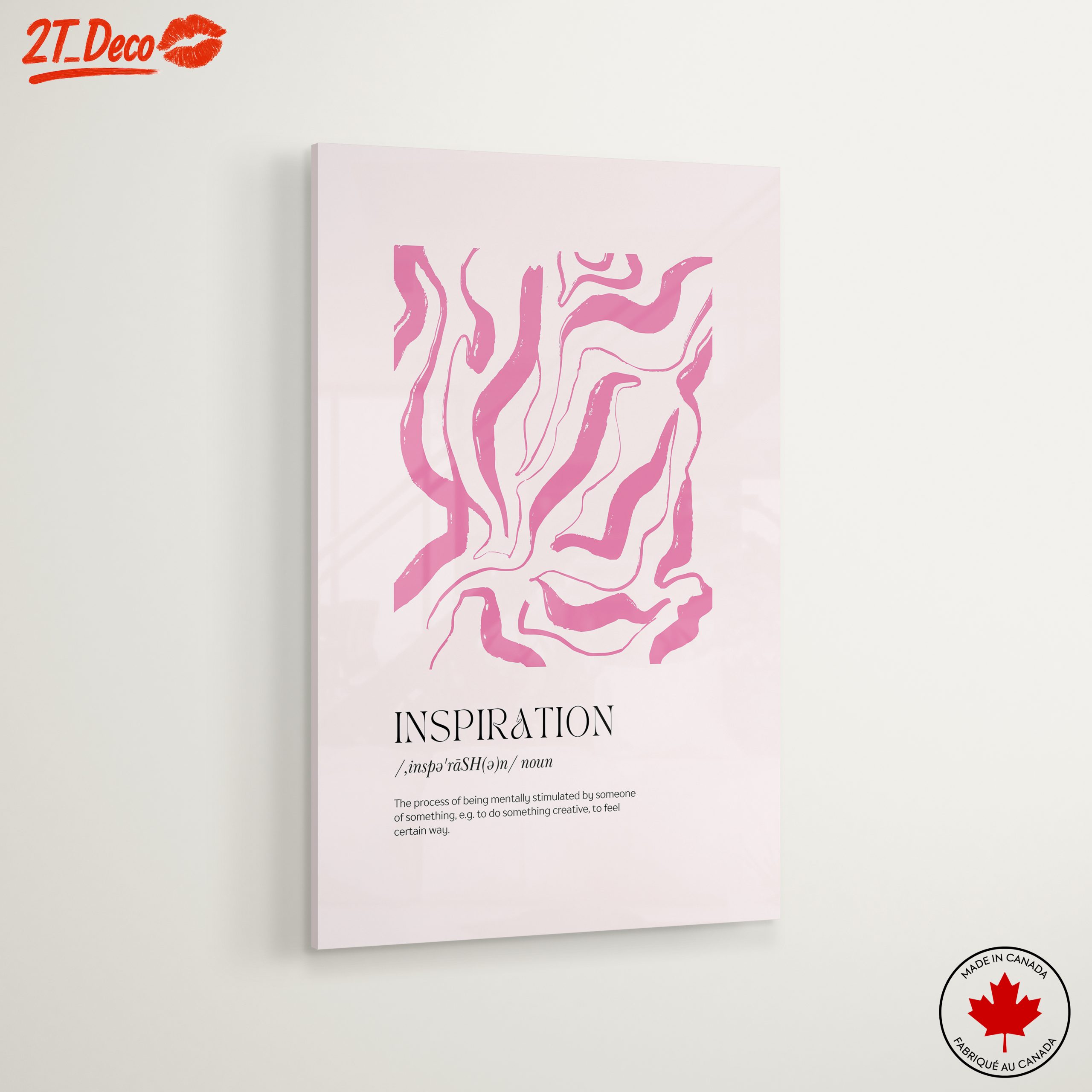 Abstract Inspiration with Pink Waves - Image 6