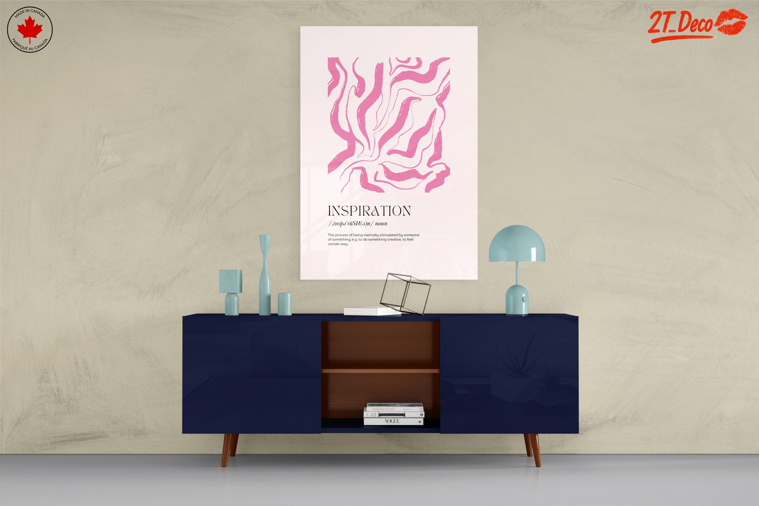 Abstract Inspiration with Pink Waves - Image 8