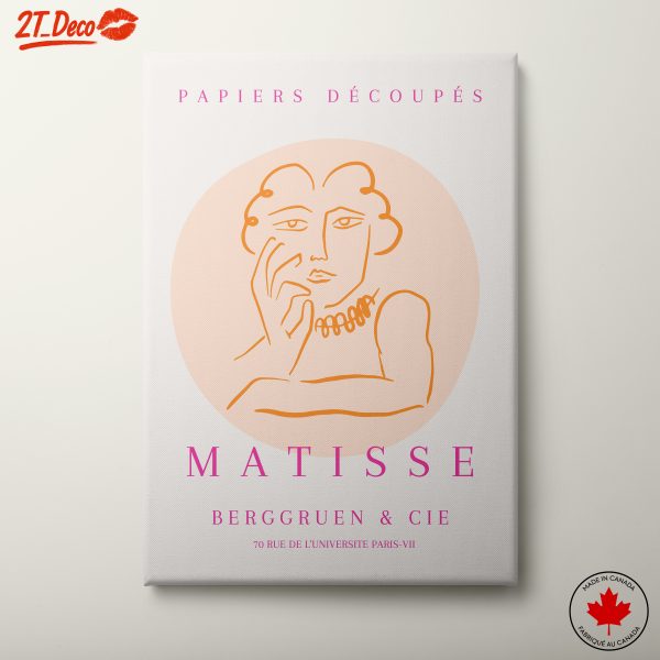 Contemporary Abstract Portrait by Matisse