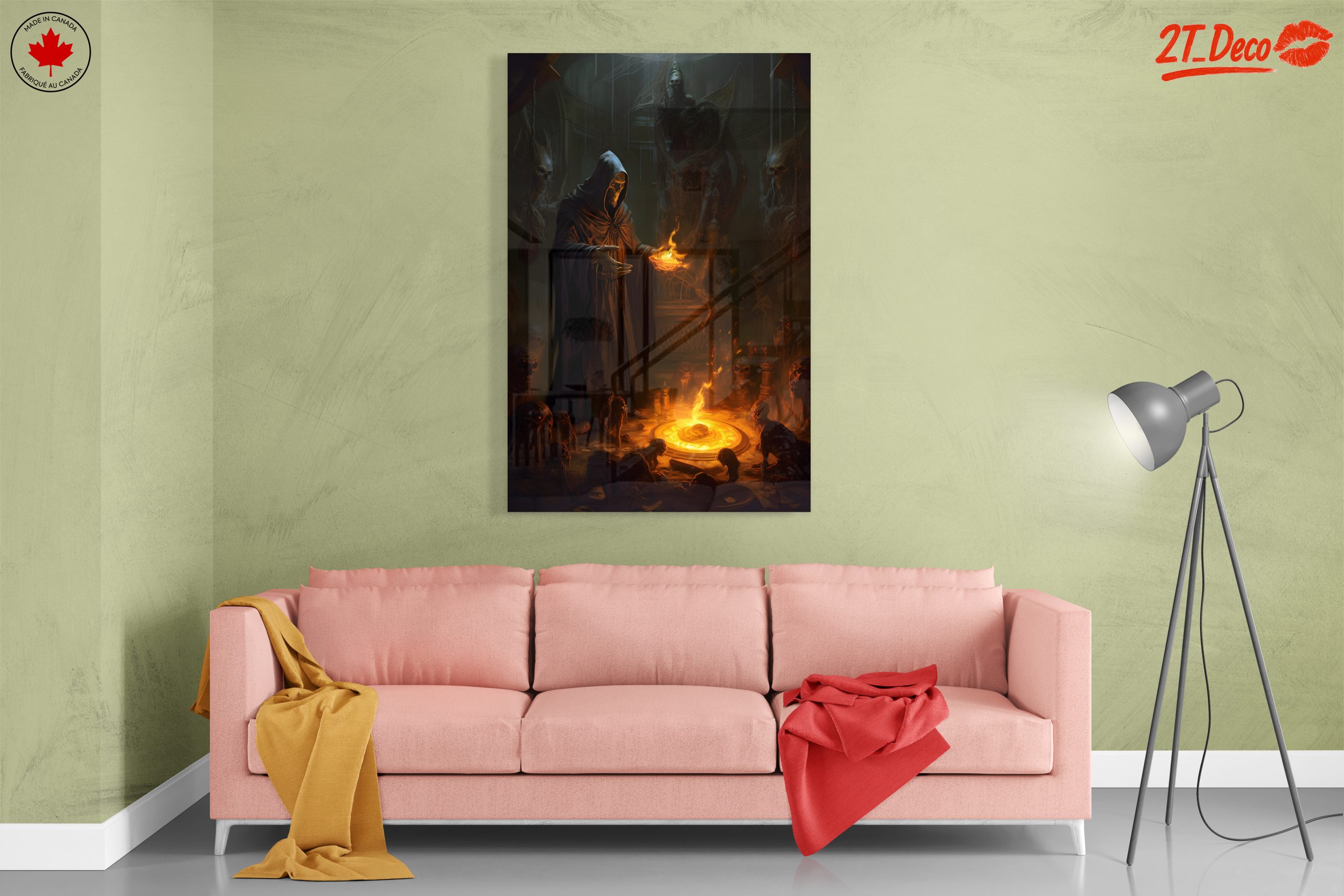 Mysterious Dark Fantasy Ritual Artwork - Image 7