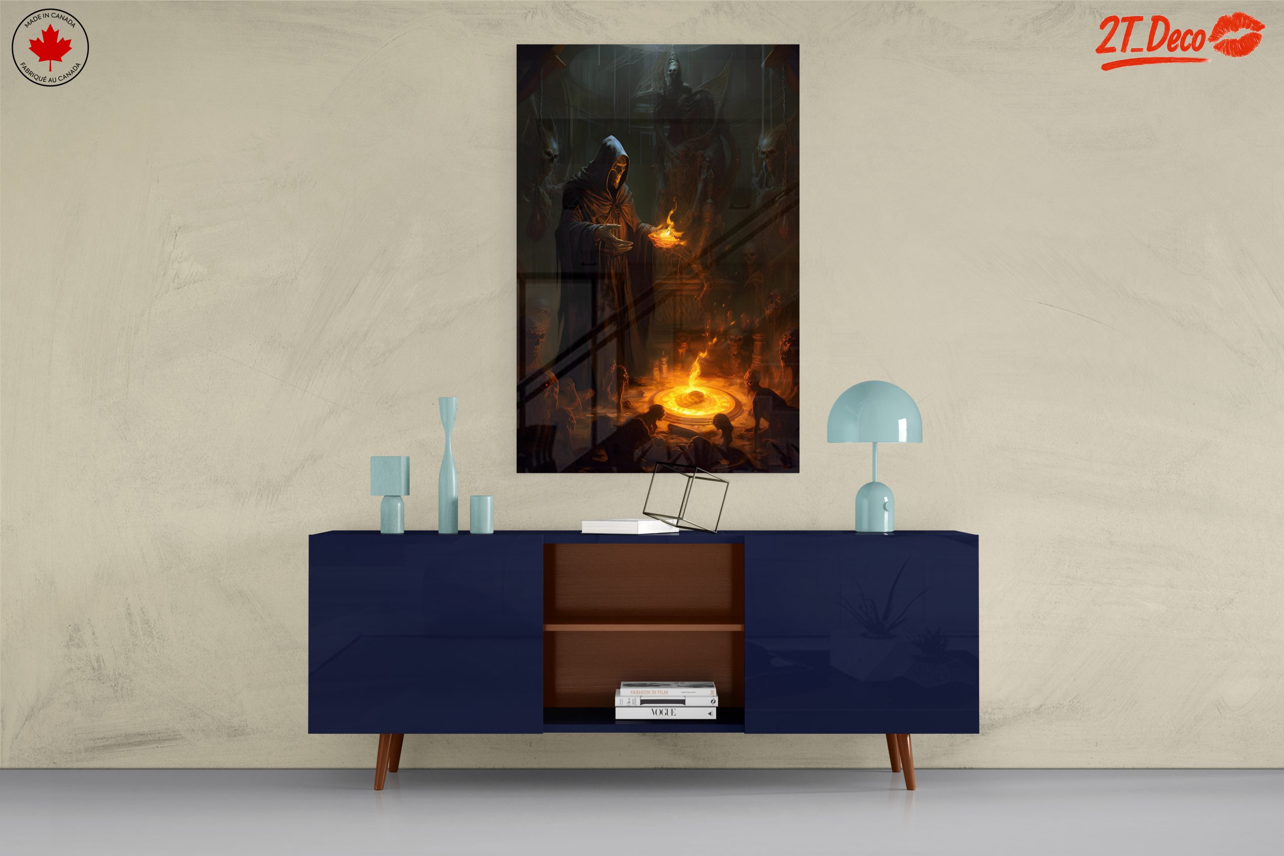 Mysterious Dark Fantasy Ritual Artwork - Image 8