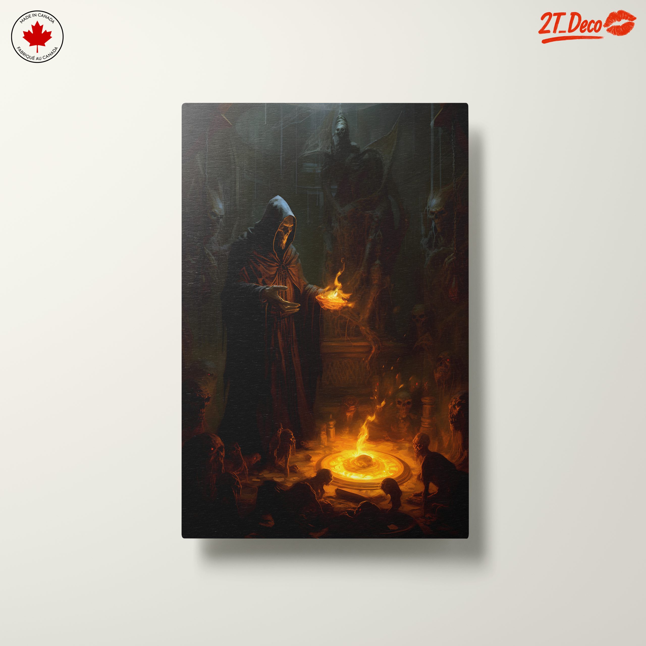 Mysterious Dark Fantasy Ritual Artwork - Image 10
