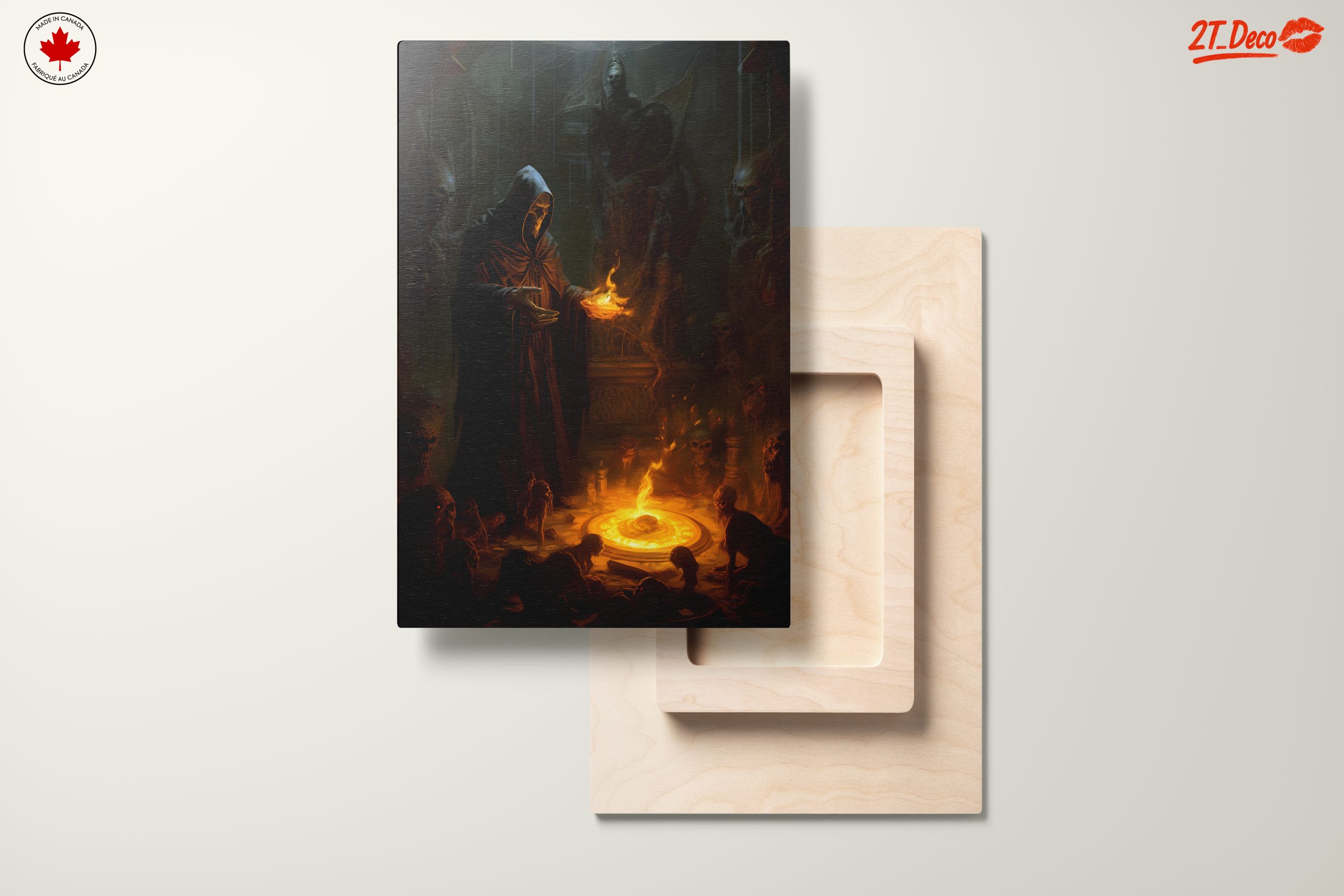 Mysterious Dark Fantasy Ritual Artwork - Image 11