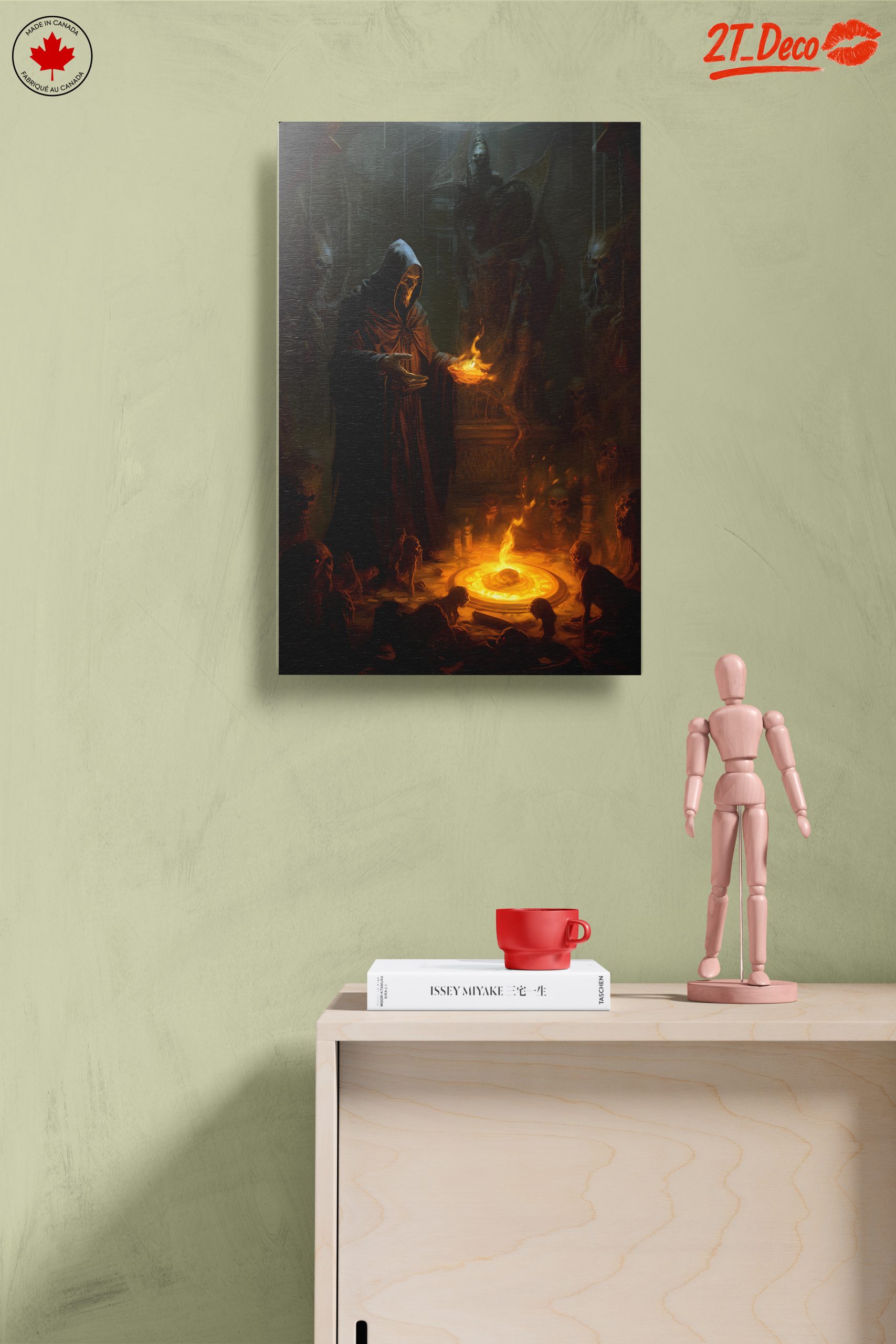 Mysterious Dark Fantasy Ritual Artwork - Image 14