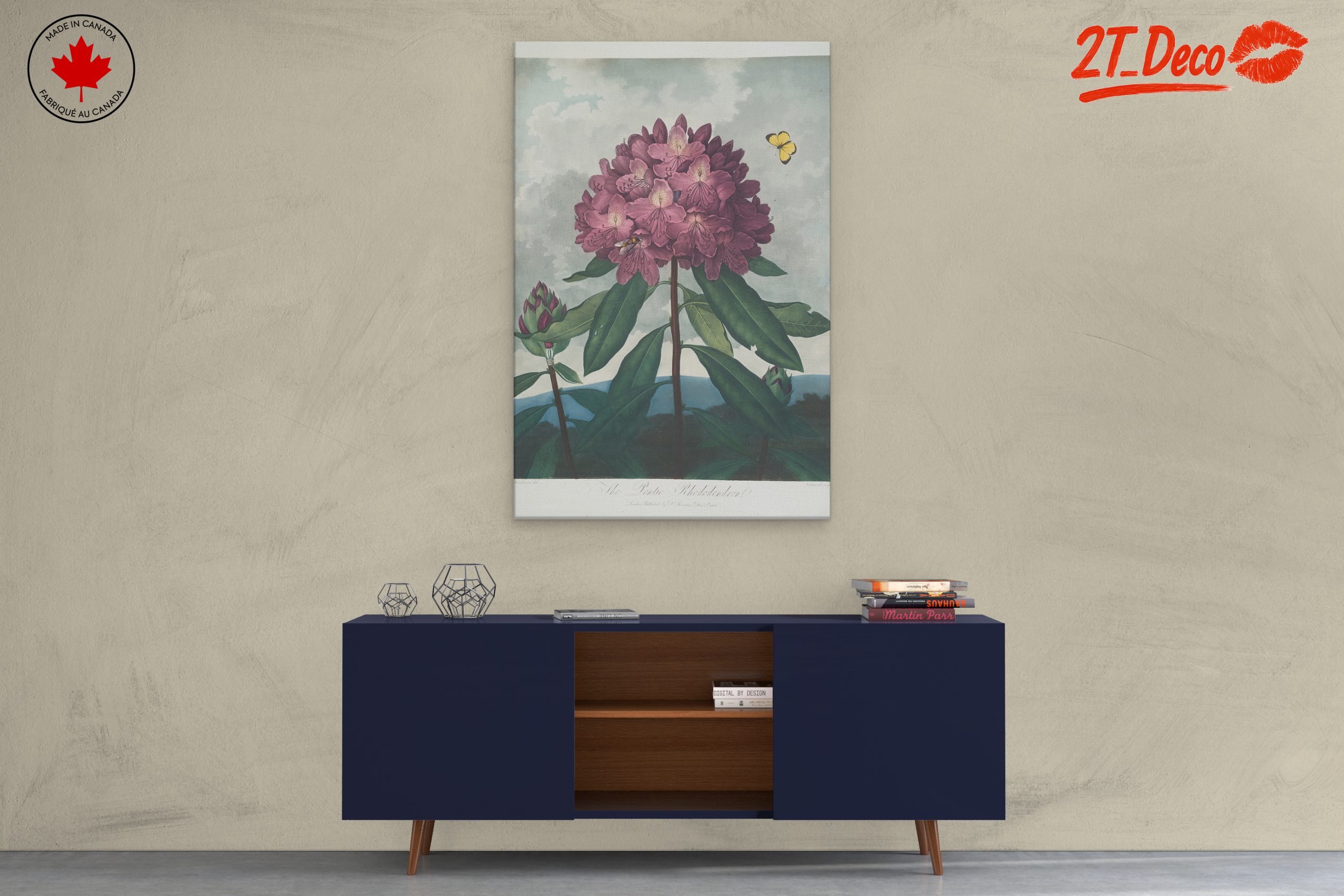 Vibrant Rhododendron Floral Art - Image 3