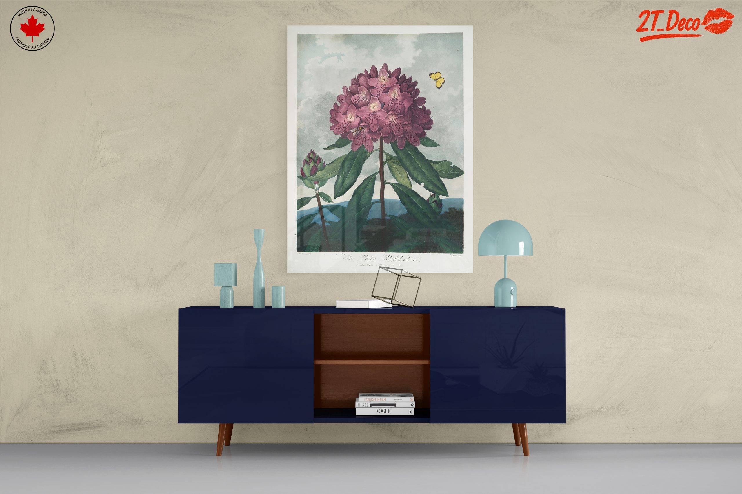 Vibrant Rhododendron Floral Art - Image 8