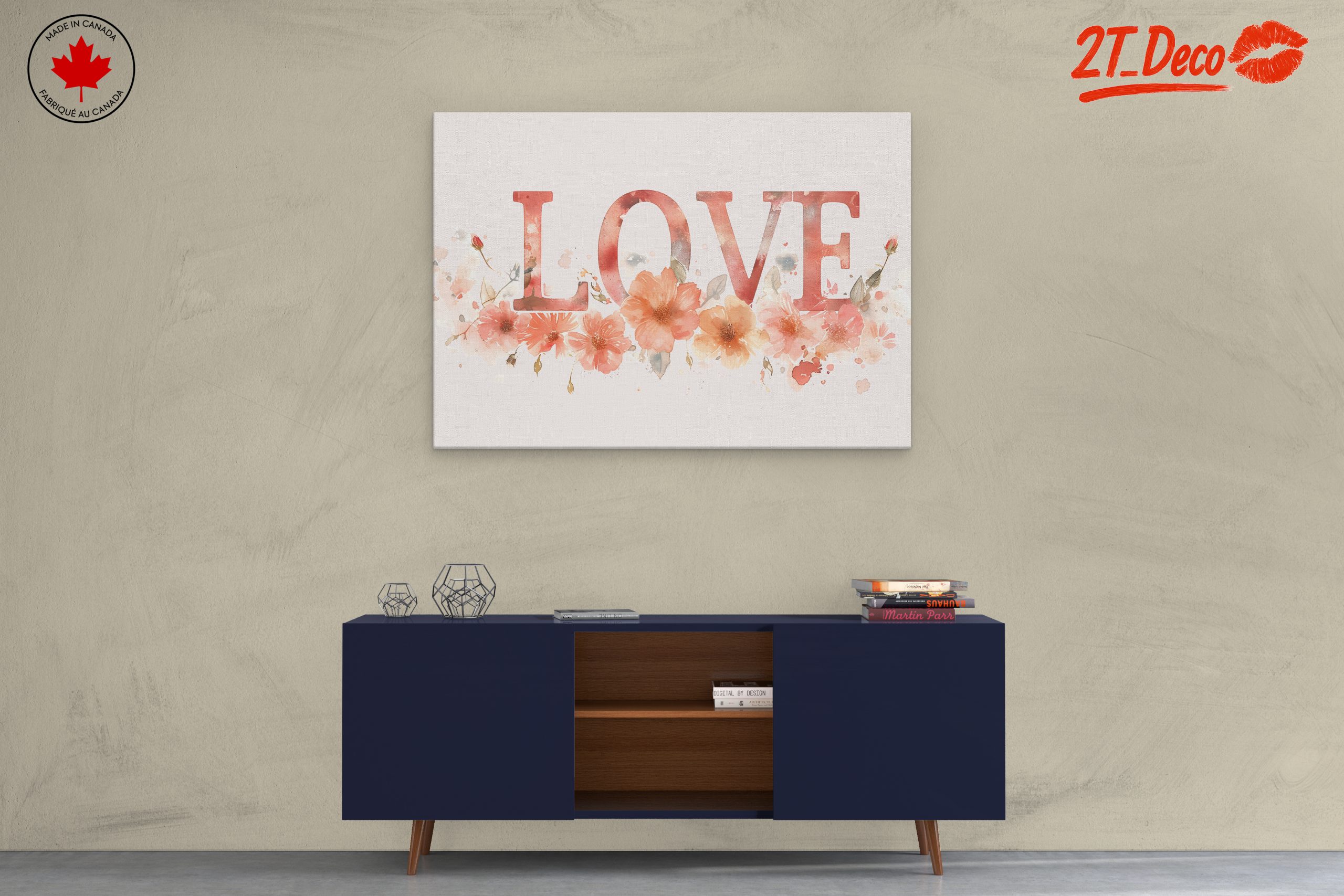 Love Floral Art for Romantic Decor - Image 3