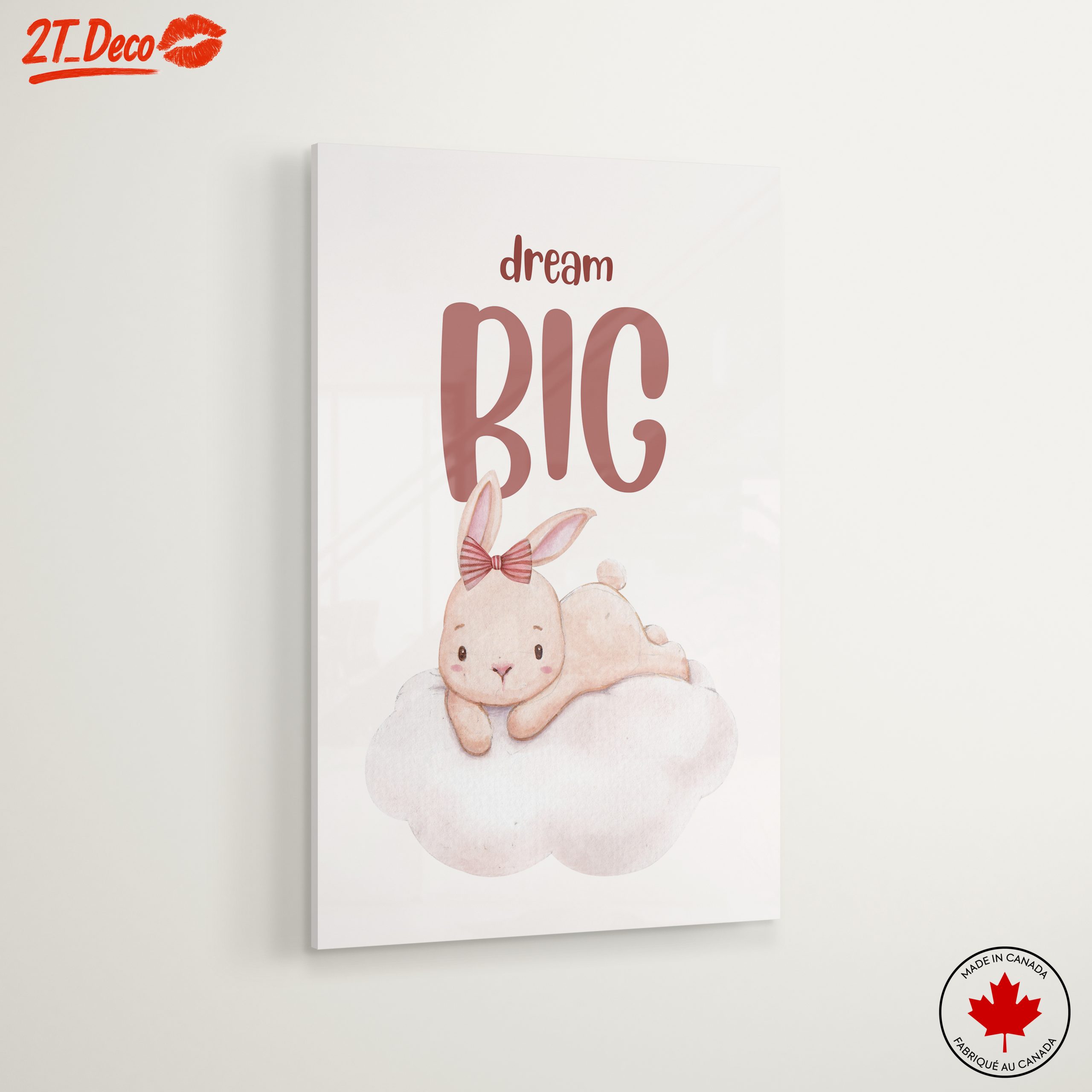 Cute Bunny on Cloud Dreaming Big - Image 6