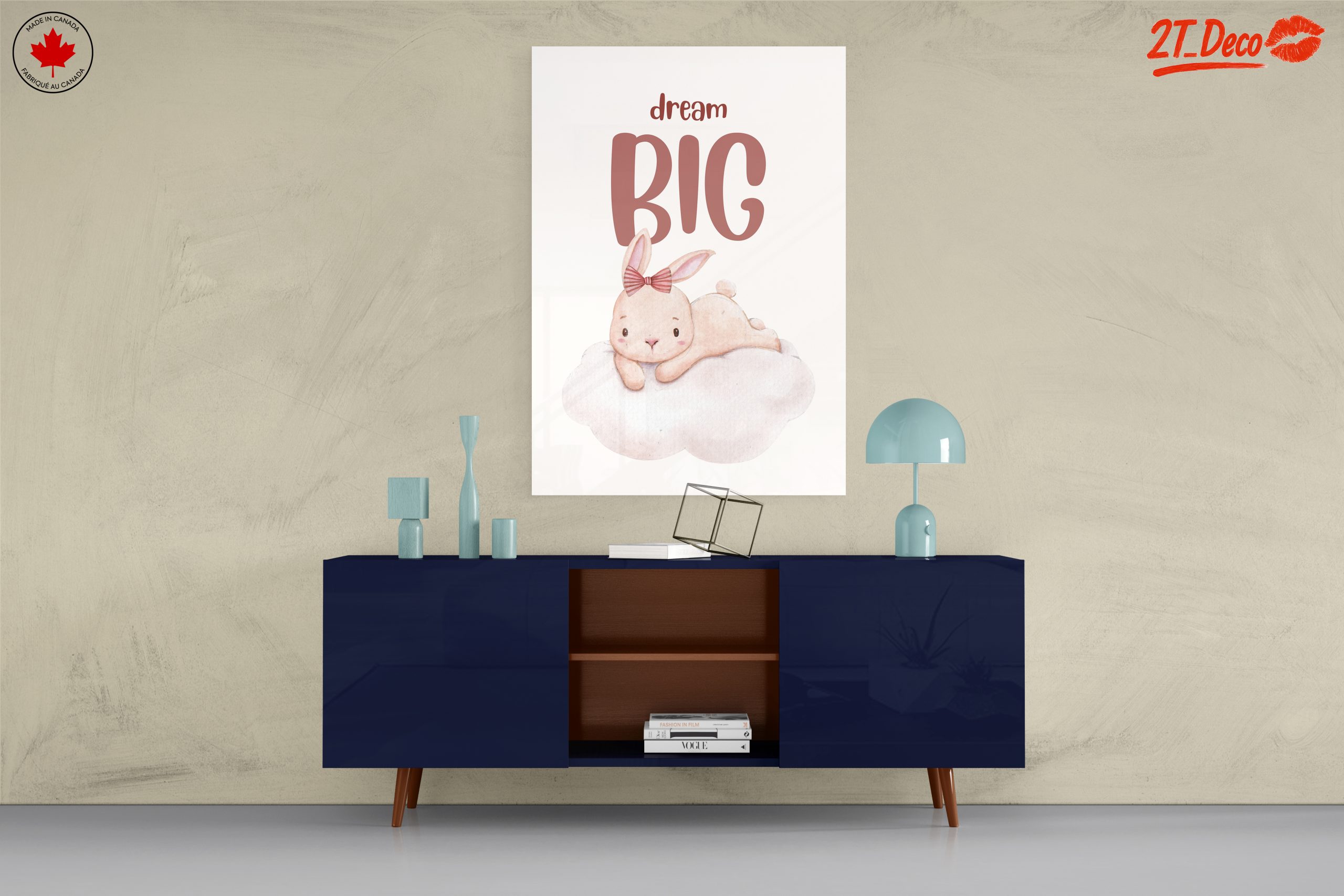Cute Bunny on Cloud Dreaming Big - Image 8
