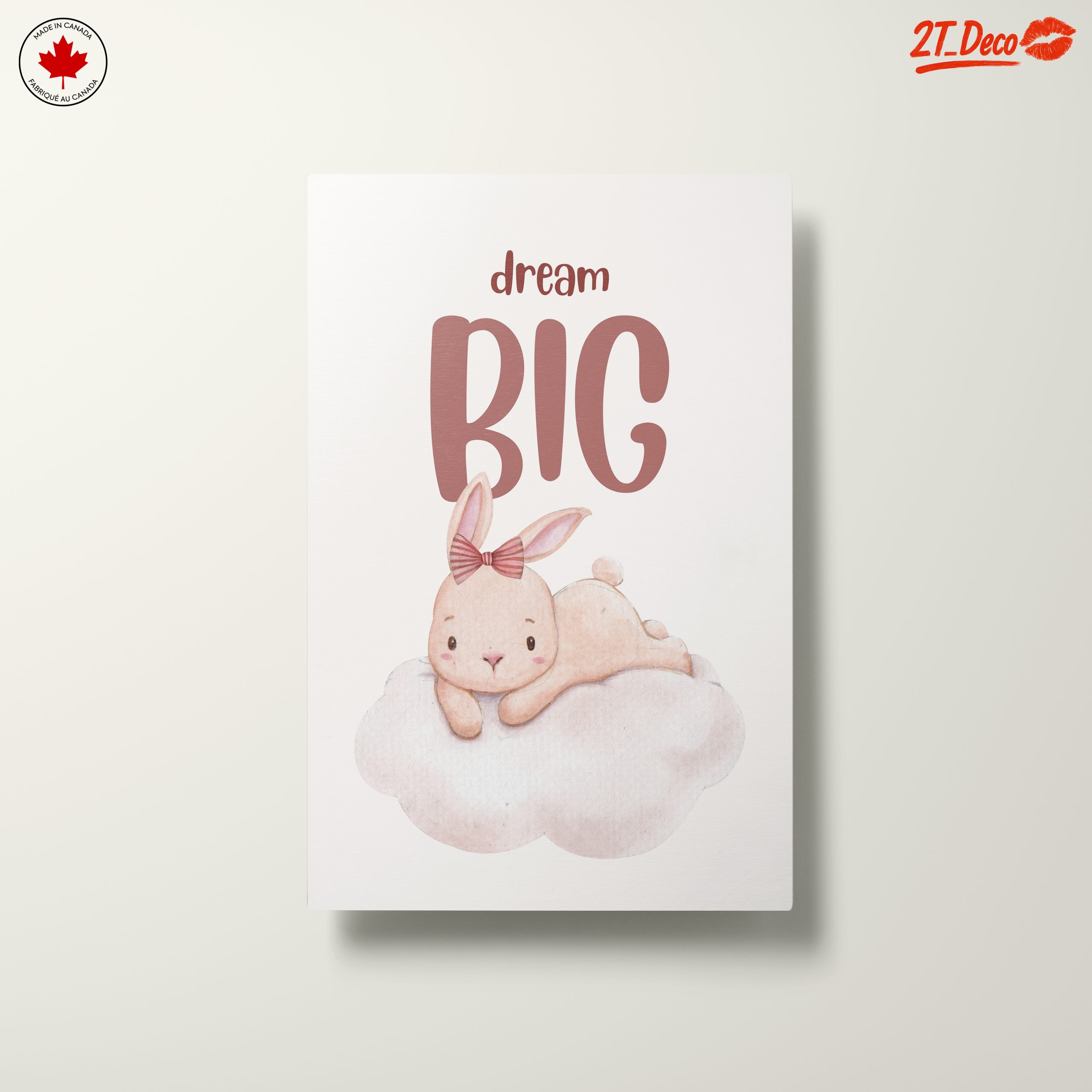 Cute Bunny on Cloud Dreaming Big - Image 10