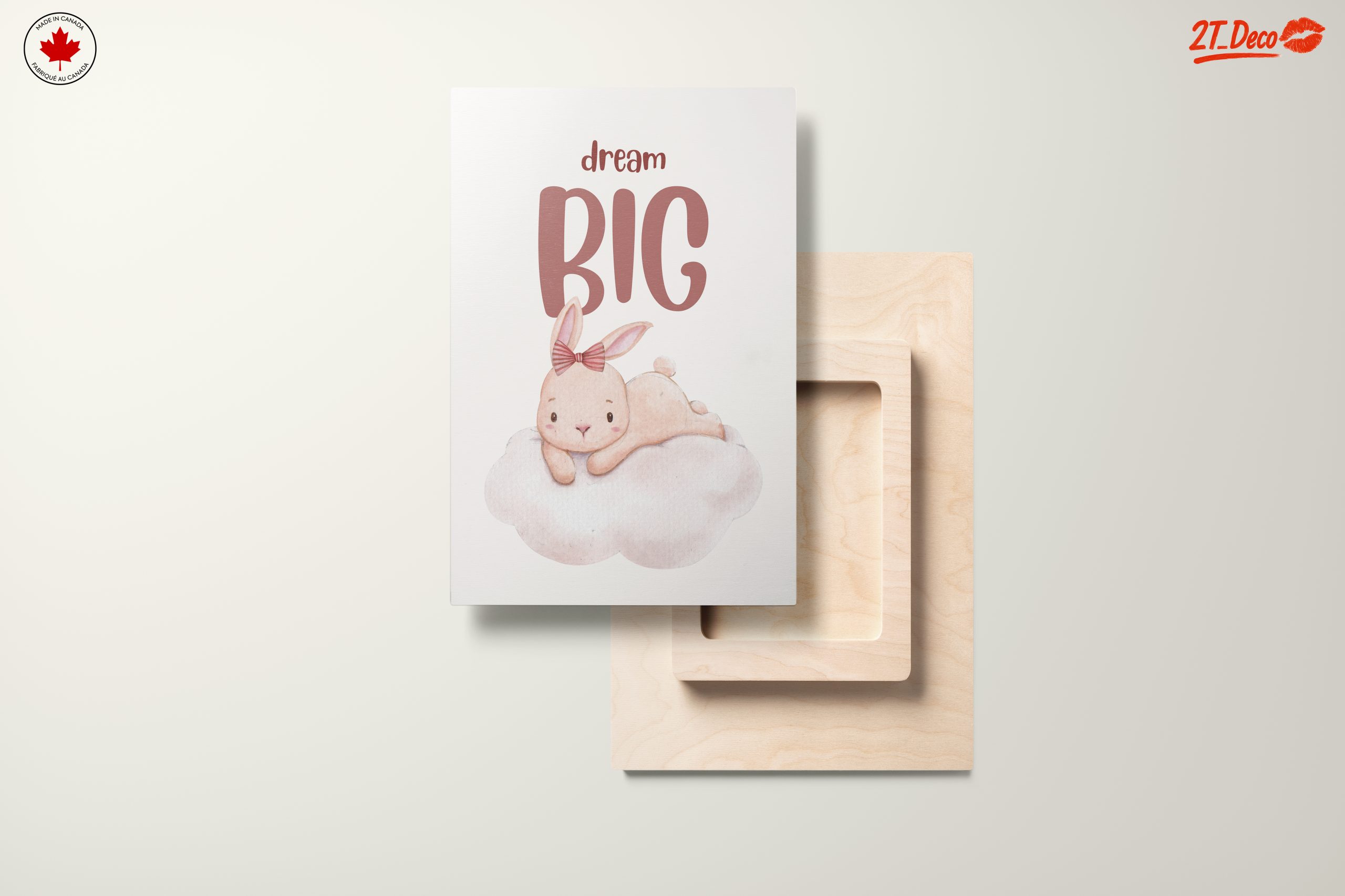 Cute Bunny on Cloud Dreaming Big - Image 11