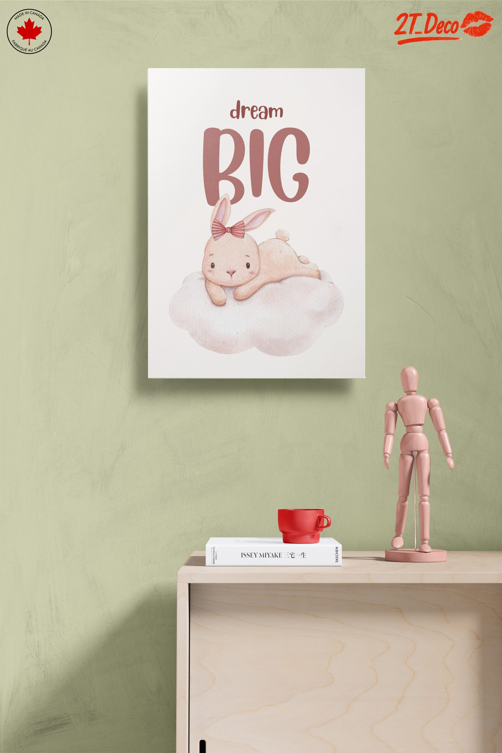 Cute Bunny on Cloud Dreaming Big - Image 14