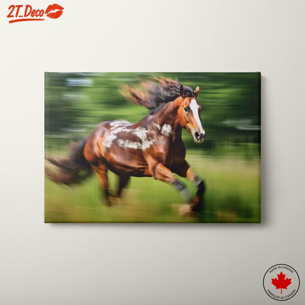 Galloping Horse in Motion Art