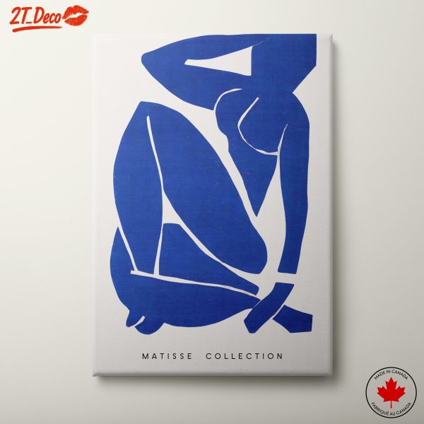 Abstract Human Figure in Blue