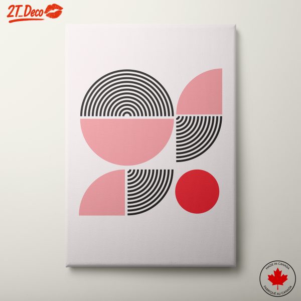 Abstract Geometric Art with Circular Patterns
