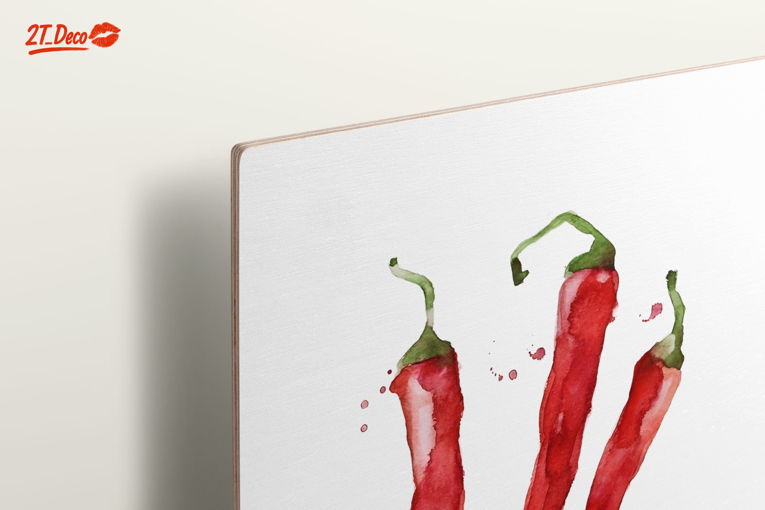 Watercolor Abstract Chili Pepper Art - Image 15