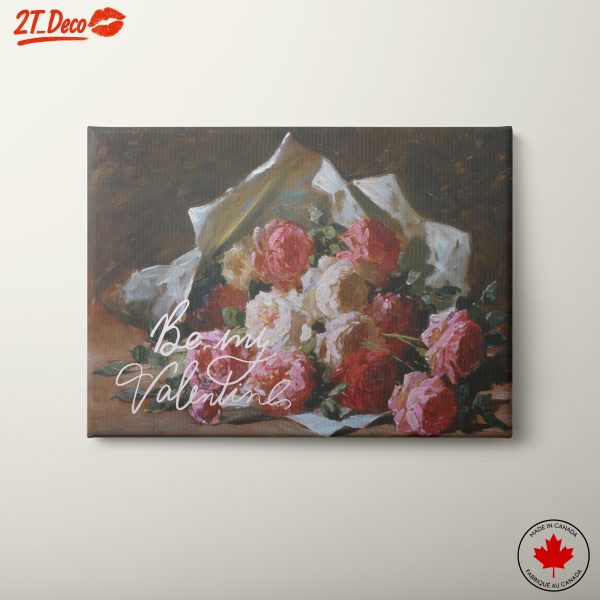 Elegant Floral Bouquet with Love Message