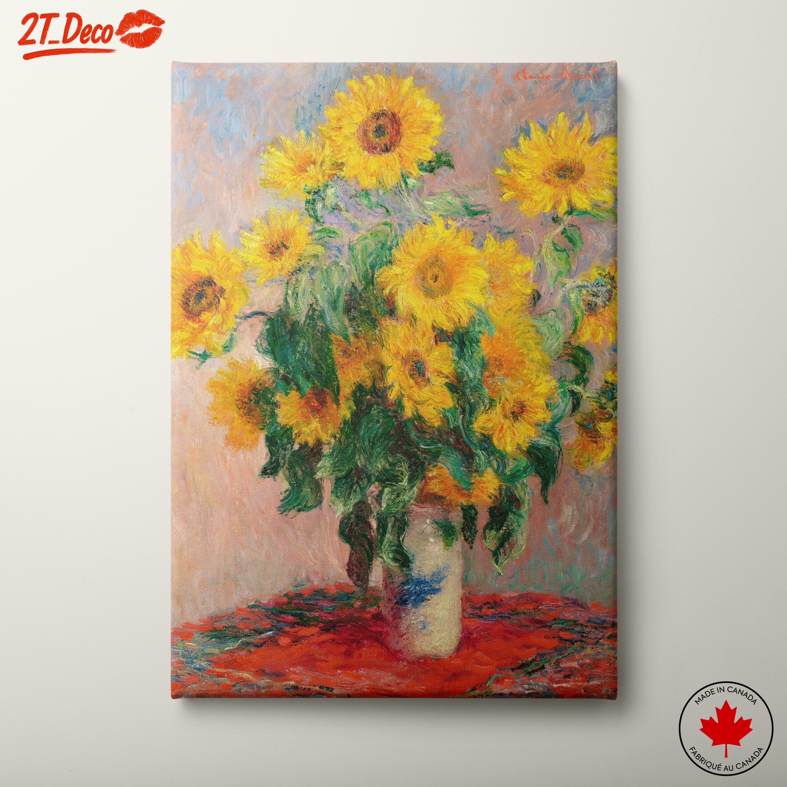 Vibrant Sunflower Bouquet Art