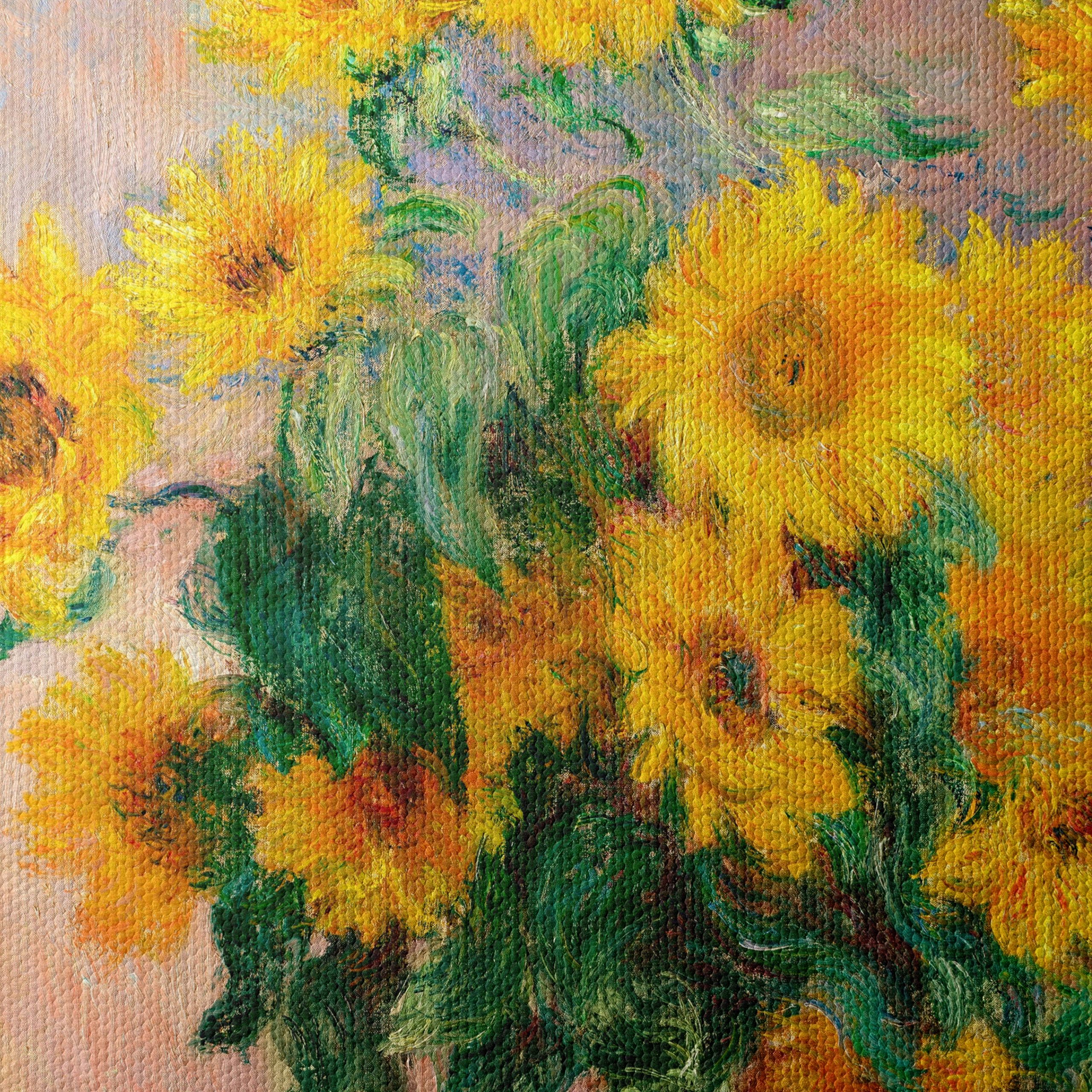 Vibrant Sunflower Bouquet Art - Image 4