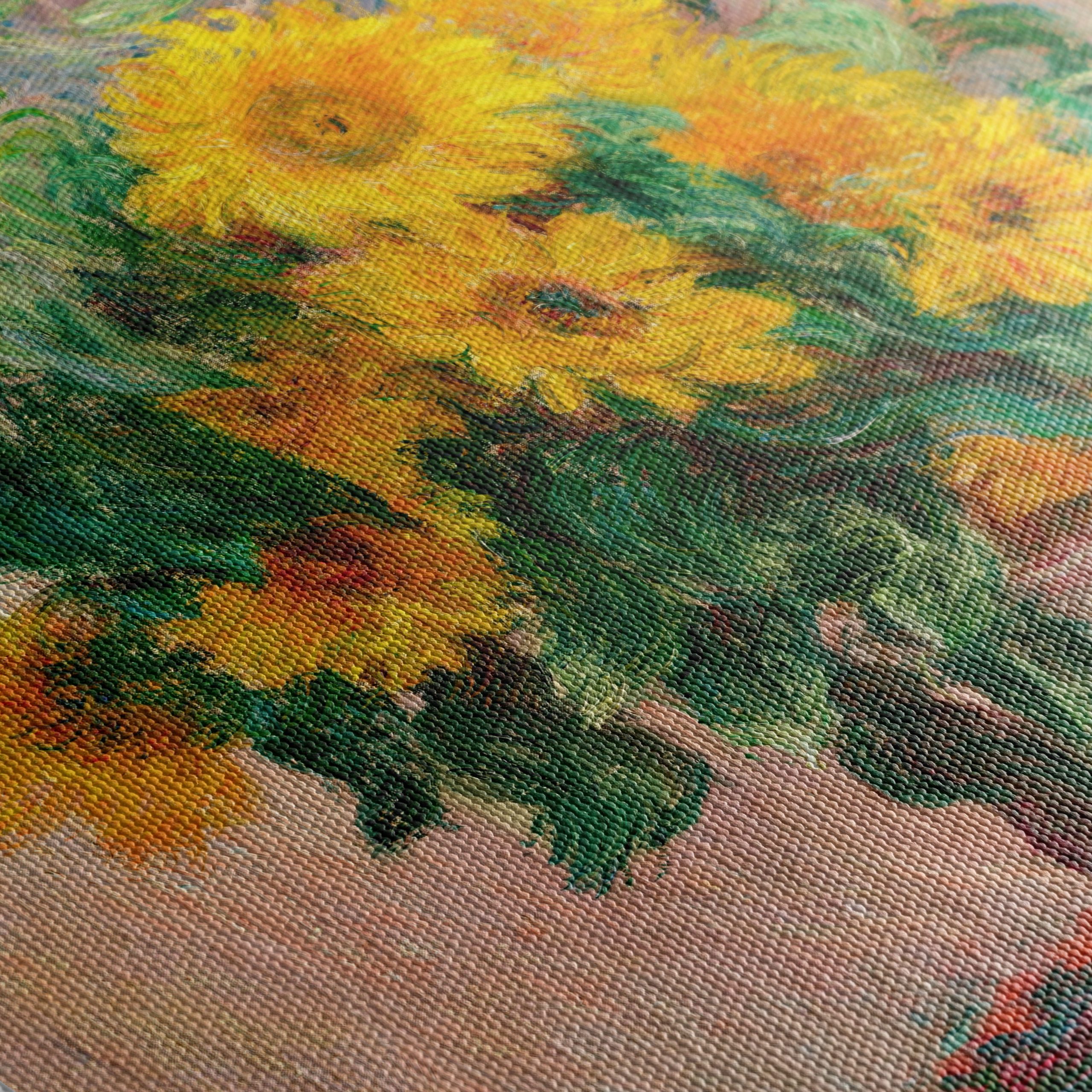 Vibrant Sunflower Bouquet Art - Image 5