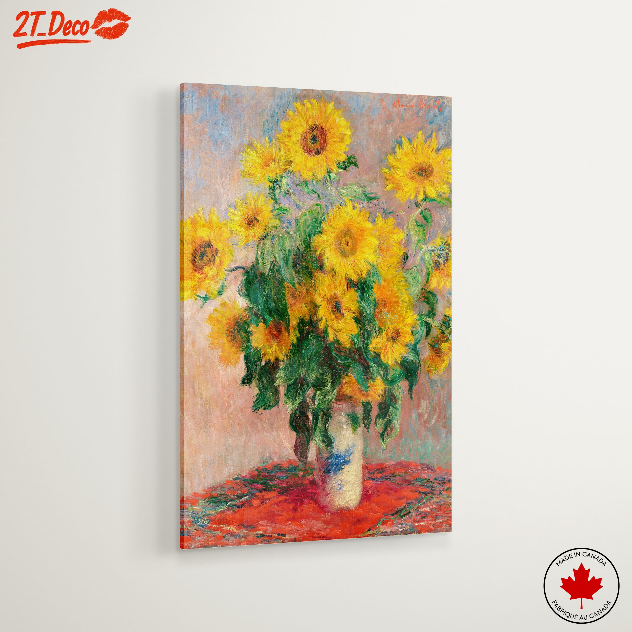 Vibrant Sunflower Bouquet Art - Image 6