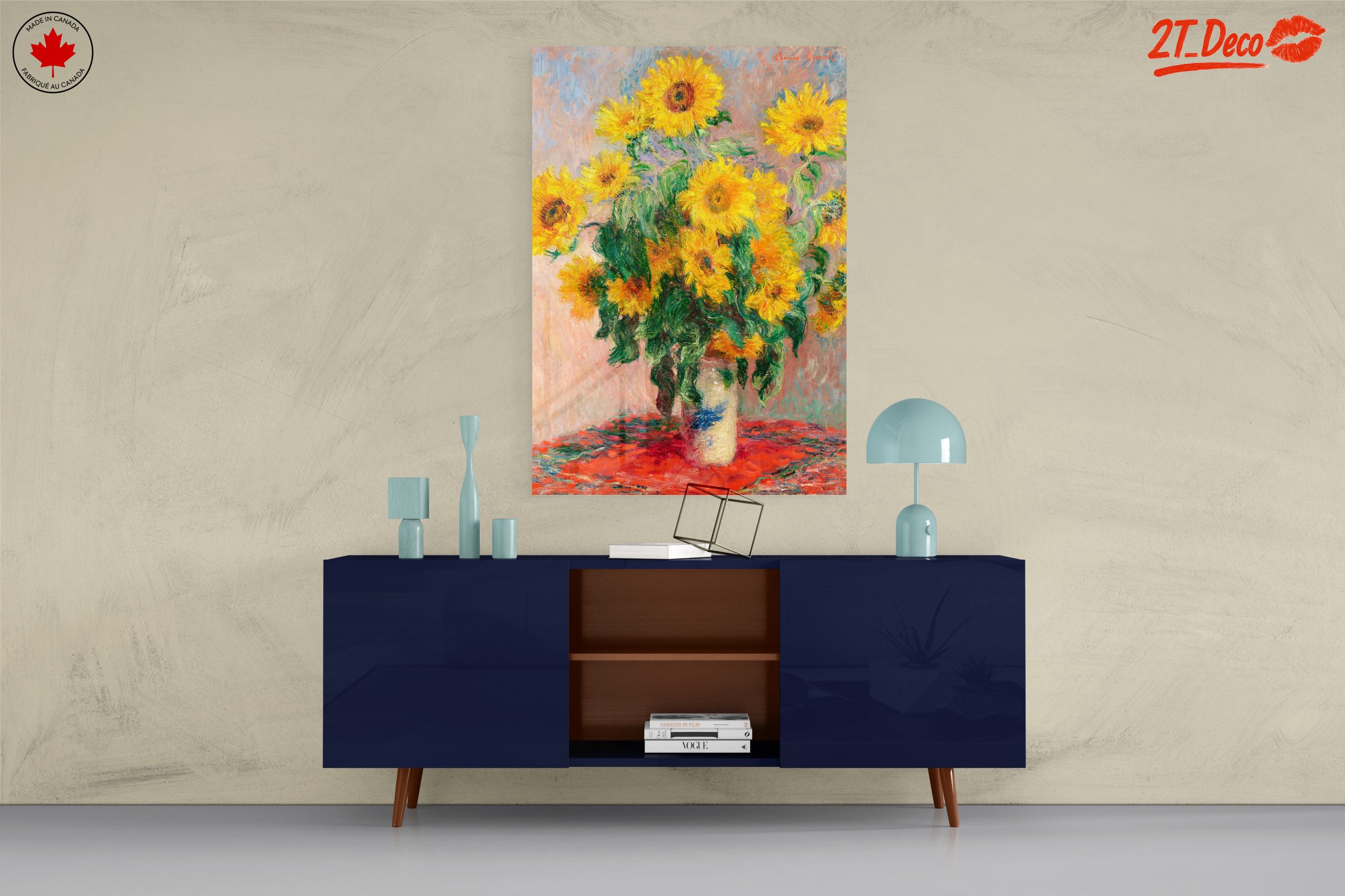 Vibrant Sunflower Bouquet Art - Image 8