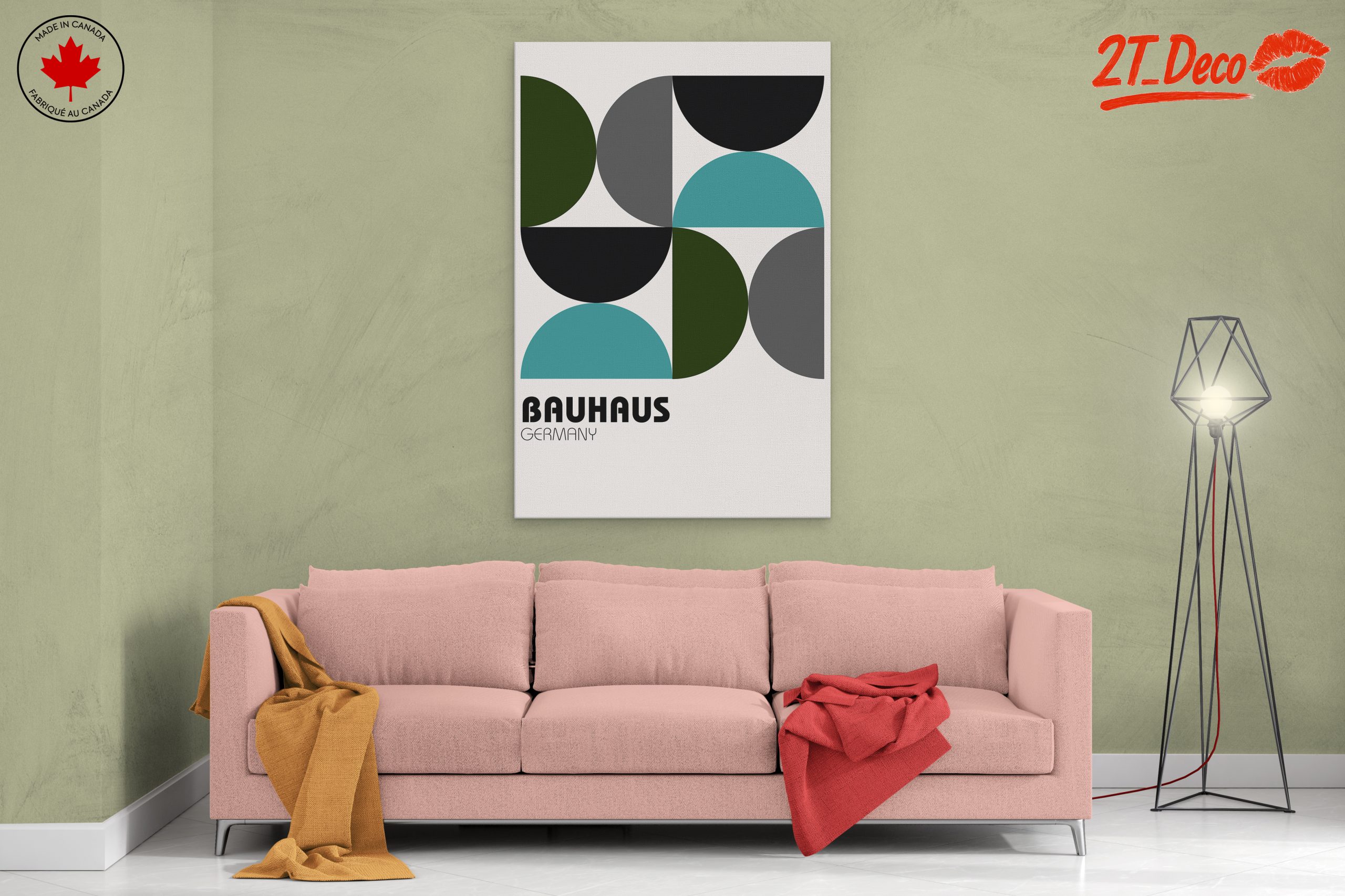 Bauhaus Inspired Geometric Art 13 - Image 2