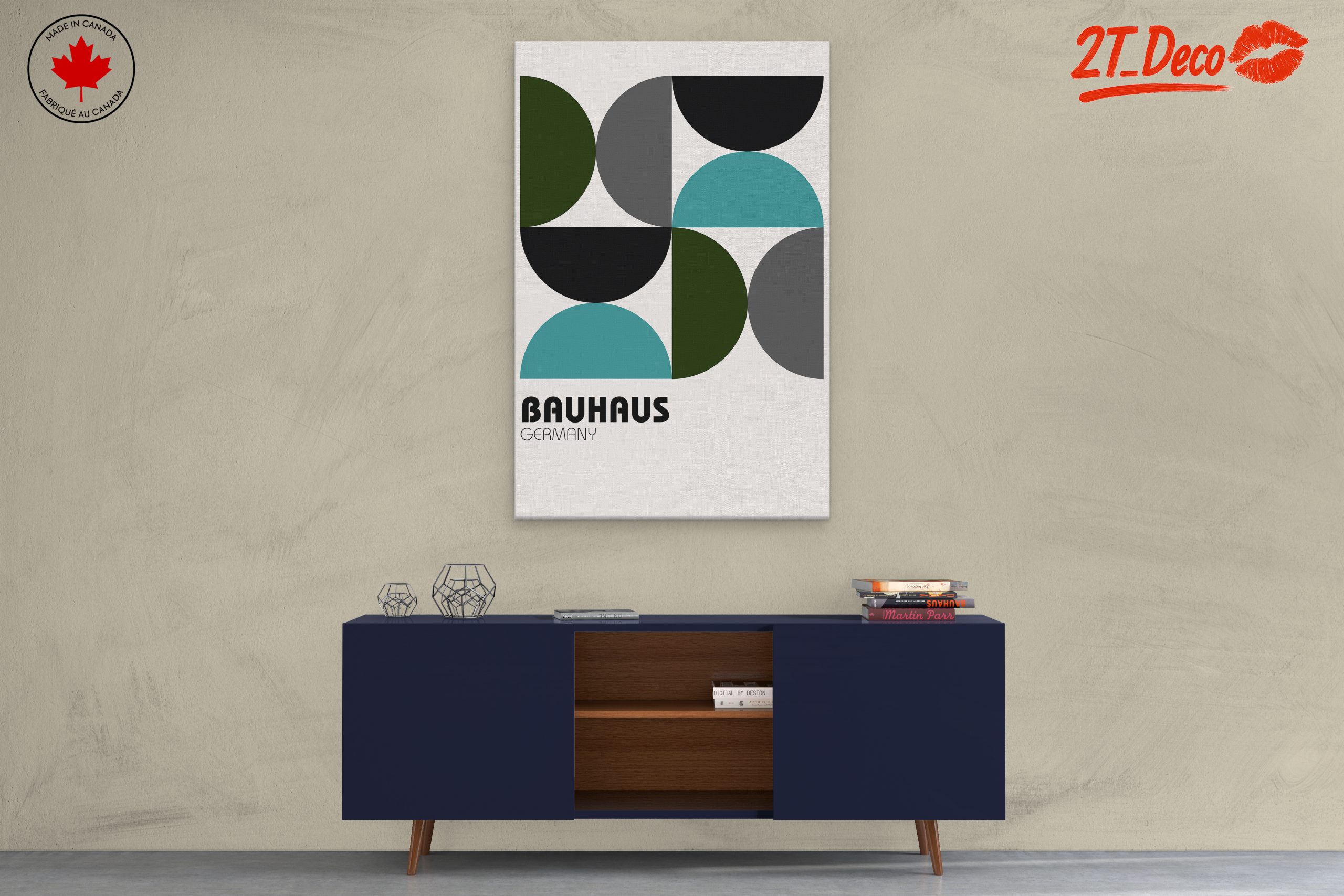 Bauhaus Inspired Geometric Art 13 - Image 3