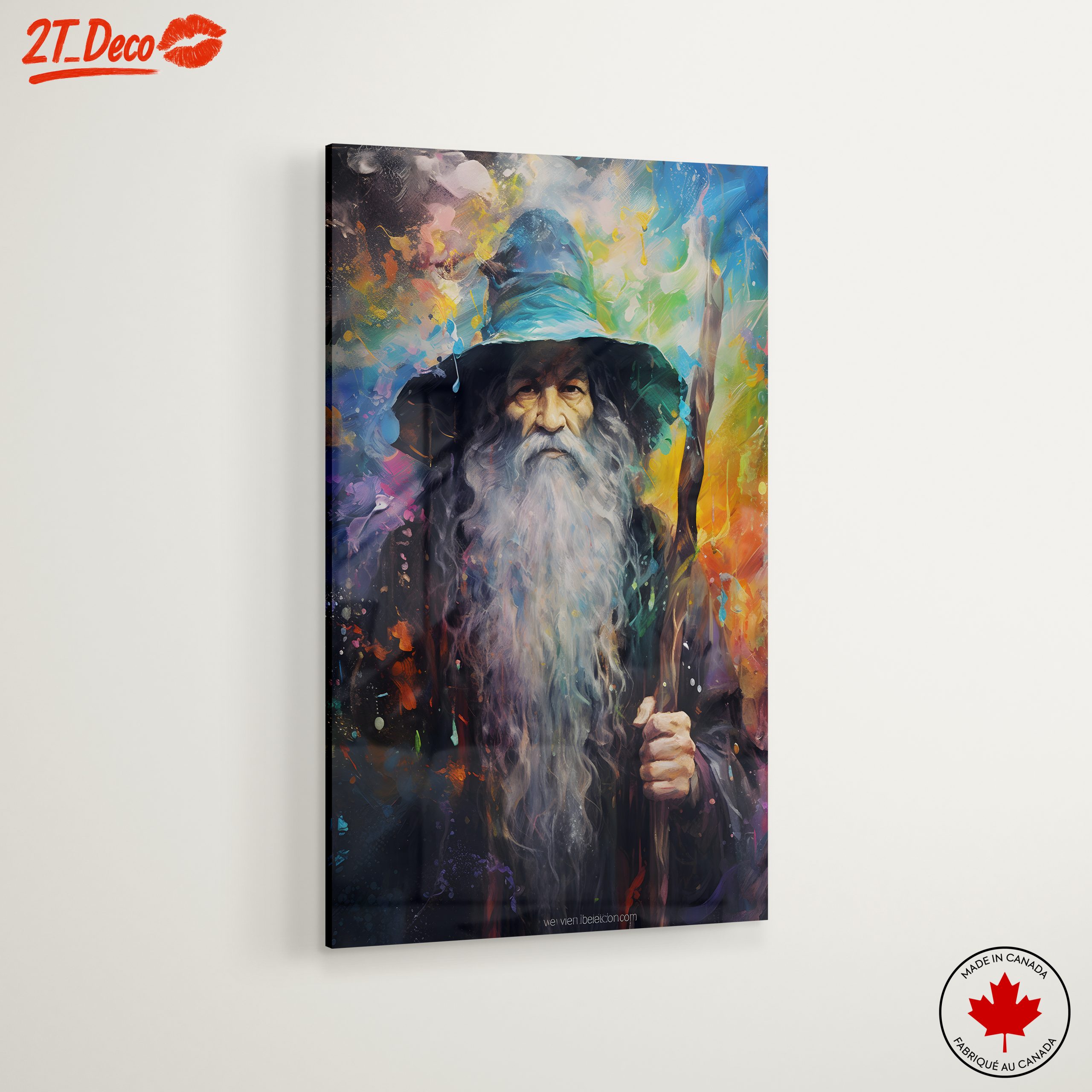 Enigmatic Wizard in Colorful Fantasy - Image 6